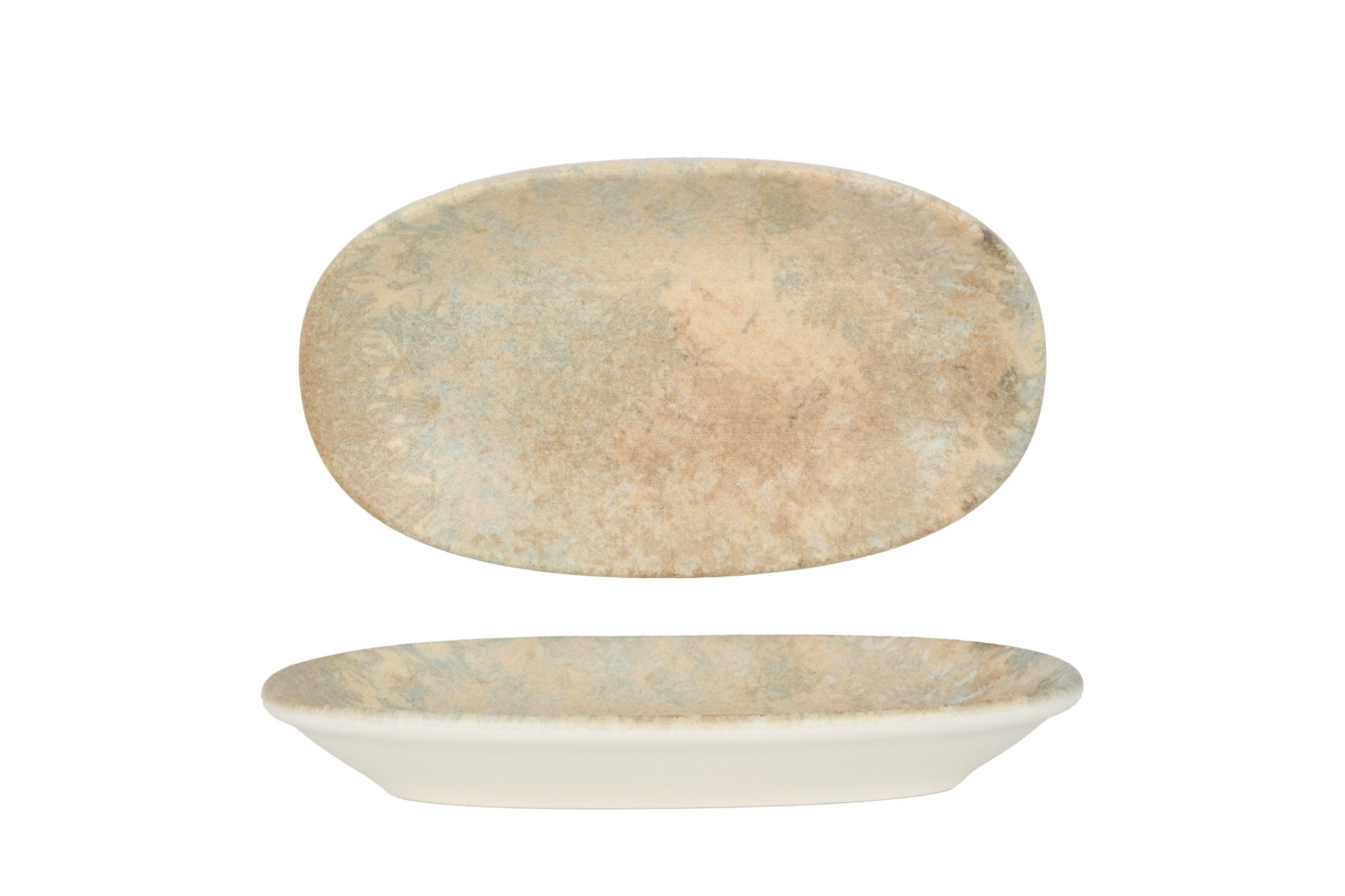 Bonna Serveerschaal - Luz - Porselein - 19x11 cm - set van 2