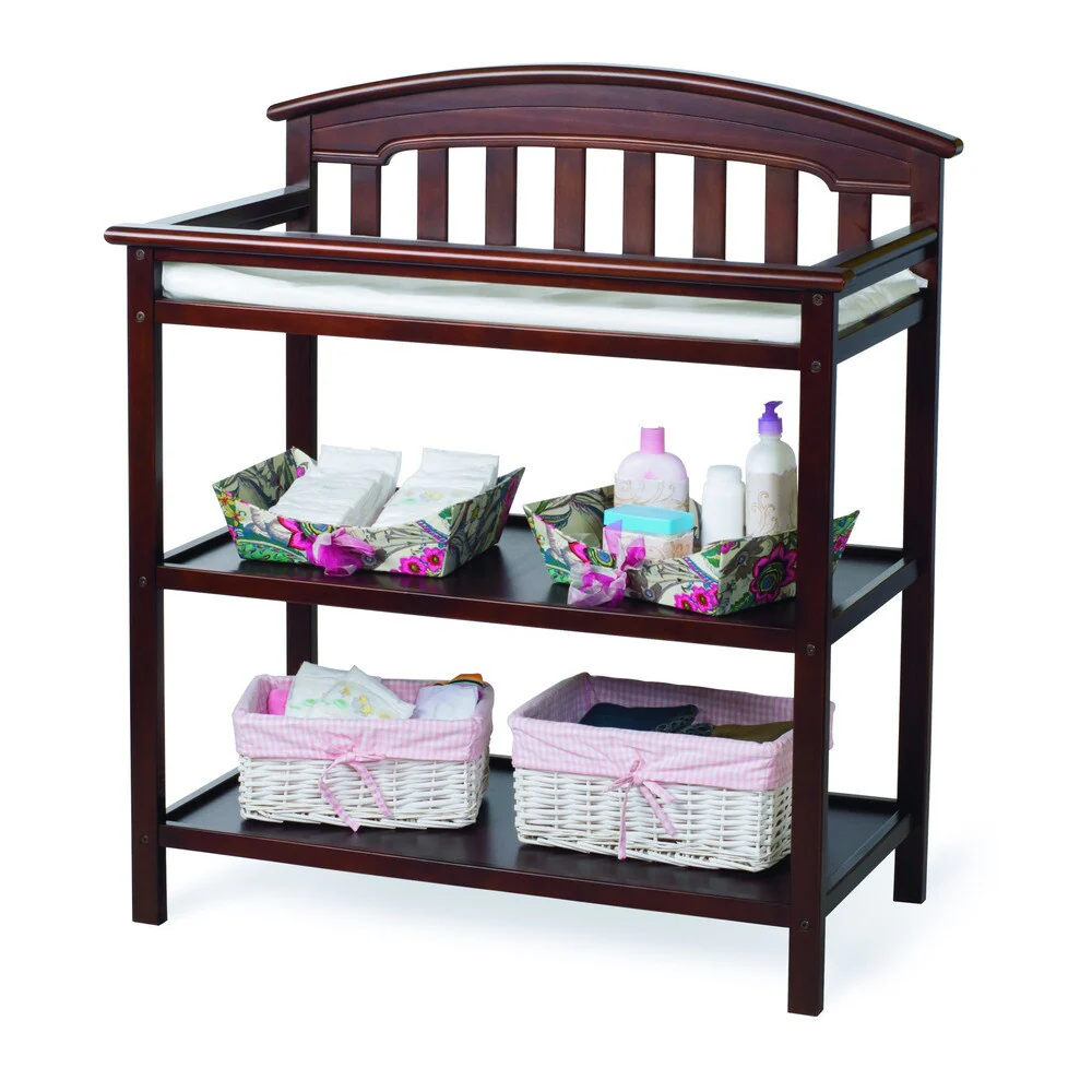 Child Craft Stanford Cherry 2-shelf Dressing Table