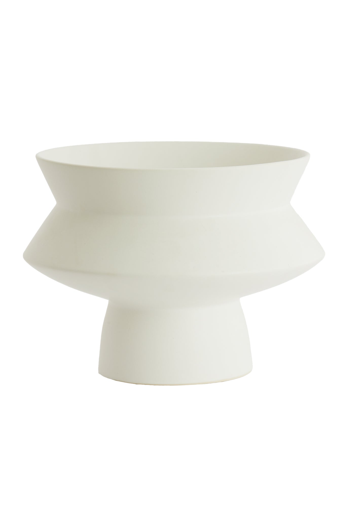 Light & Living vaas VICENTO - Ø31.5x23.5cm - wit