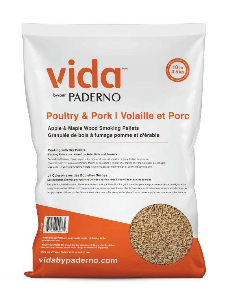 Vida by PADERNO Poultry/Pork Blend BBQ Smoking Pellets