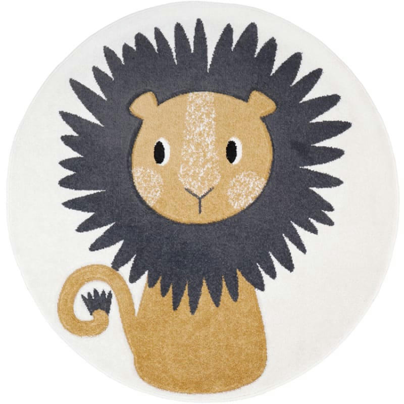 - Tapis rond lion Jaggo (120 cm)