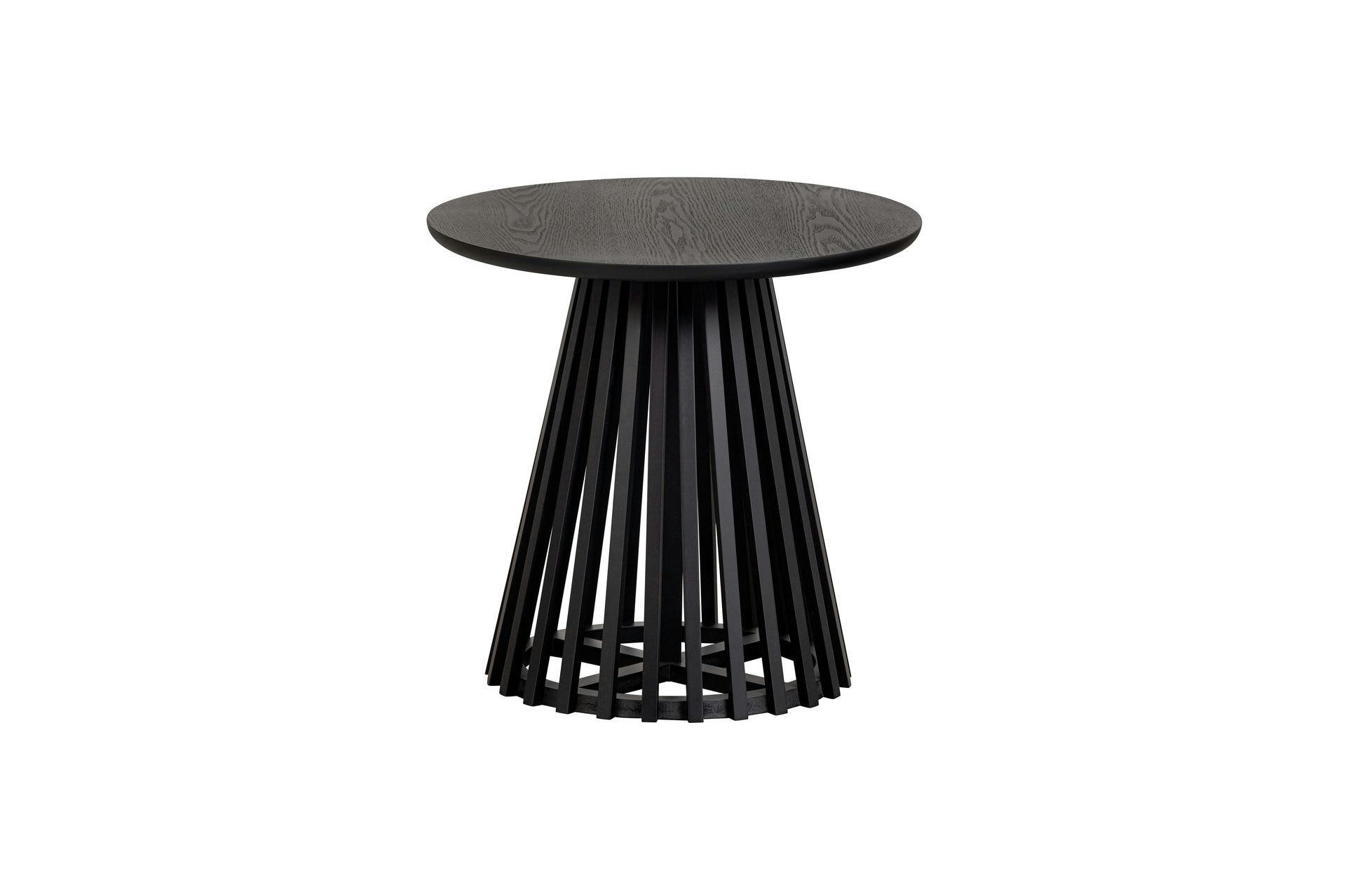 SLATS - Grande table d'appoint en bois noir