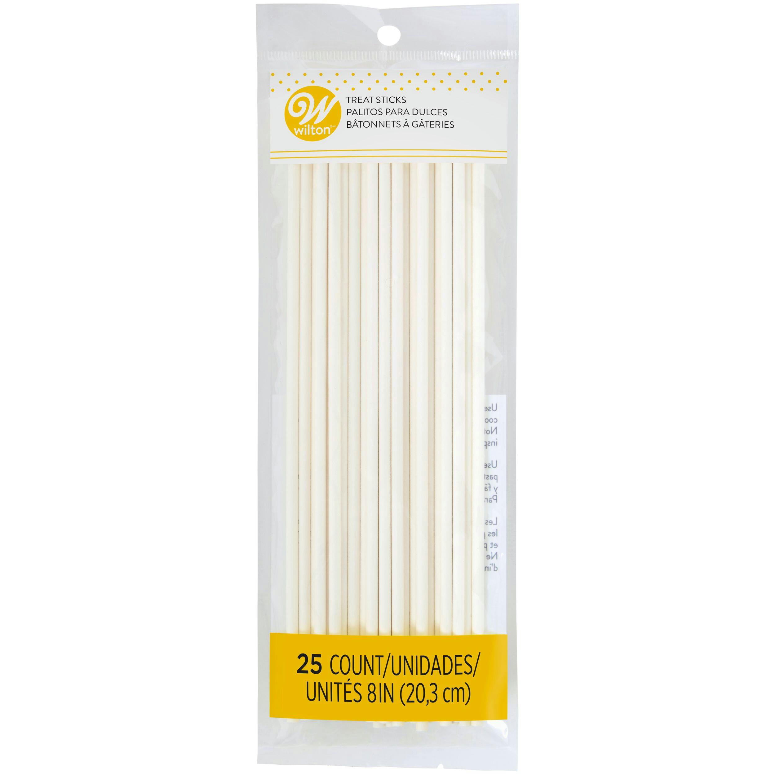 Wilton Lollipop Sticks, 8-in, 25-ct