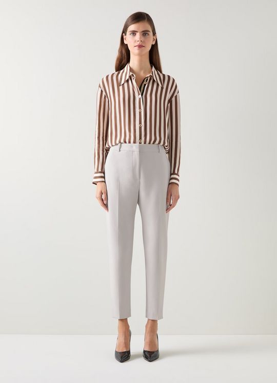 Mariner Putty Cigarette Leg Trouser