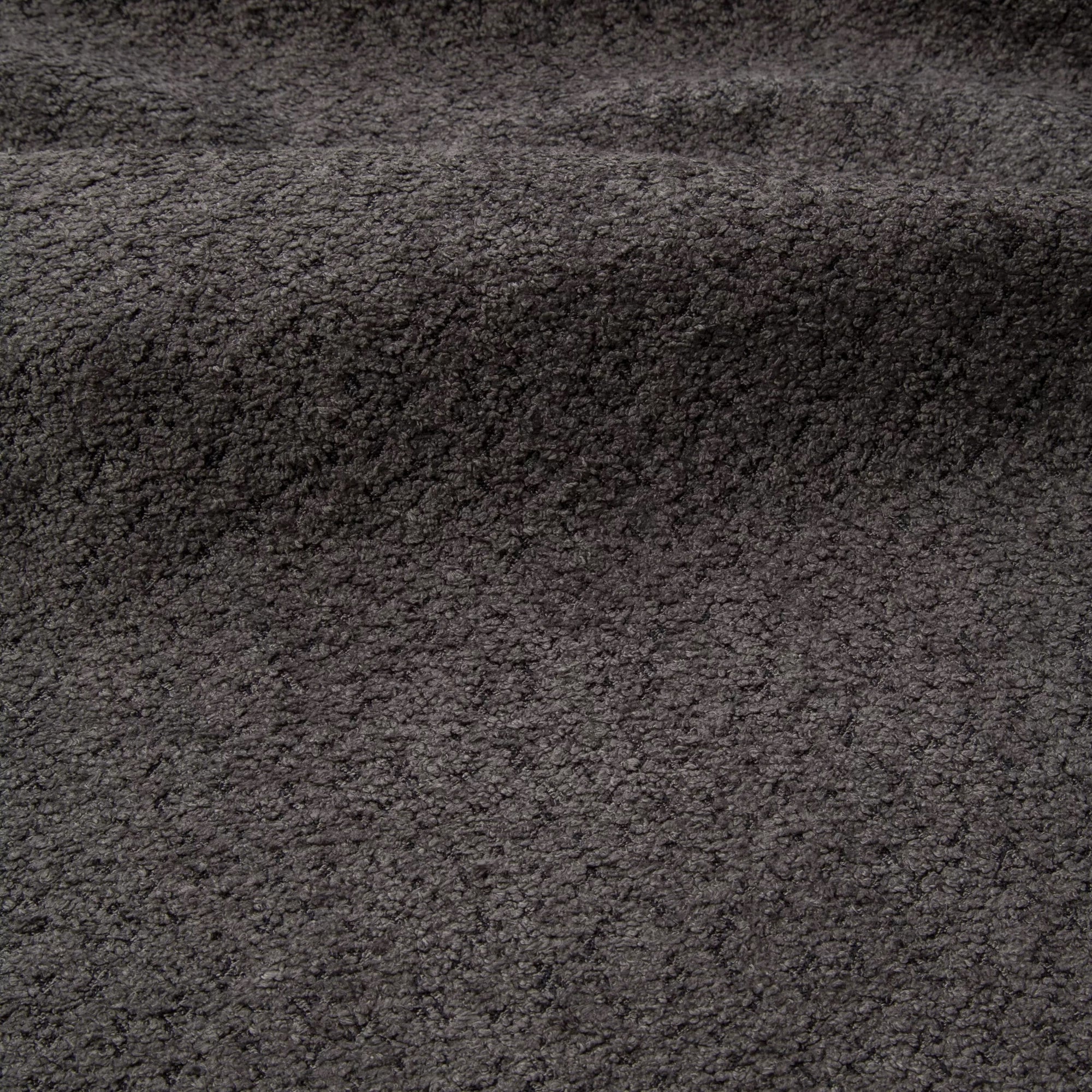 Hoekbanken links MAEL 5 personen Bouclette stof Grafiet grijs