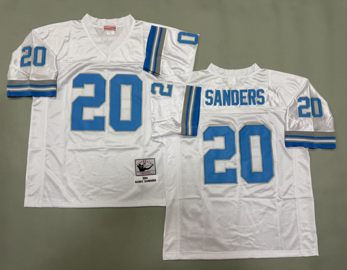Barry Sanders Detroit Lions Authentic Throwback Retired Player Jersey