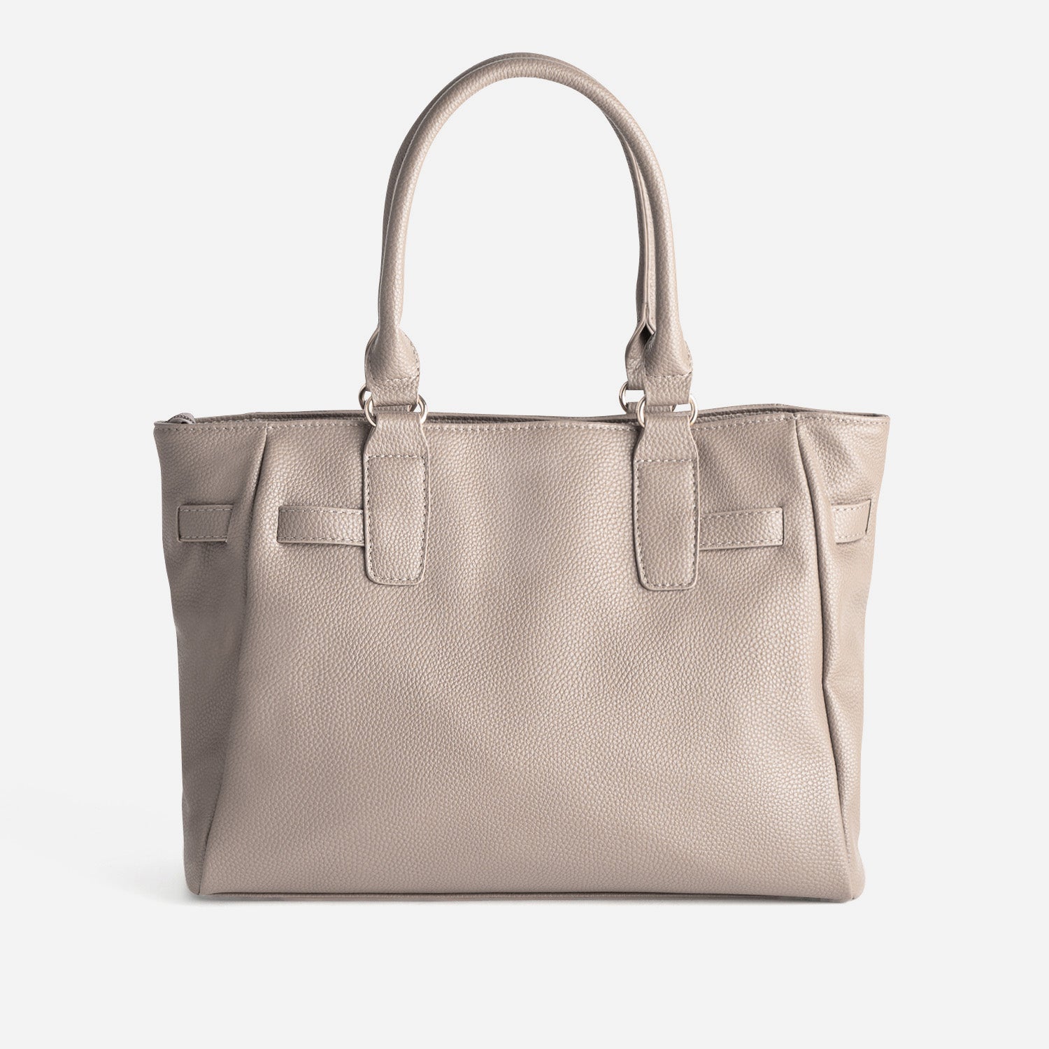 Sac à main beige foncé ceinturé