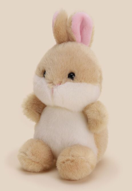 Kids Brown Aurora Palm Pals Ella Bunny Clip-On Key Clip