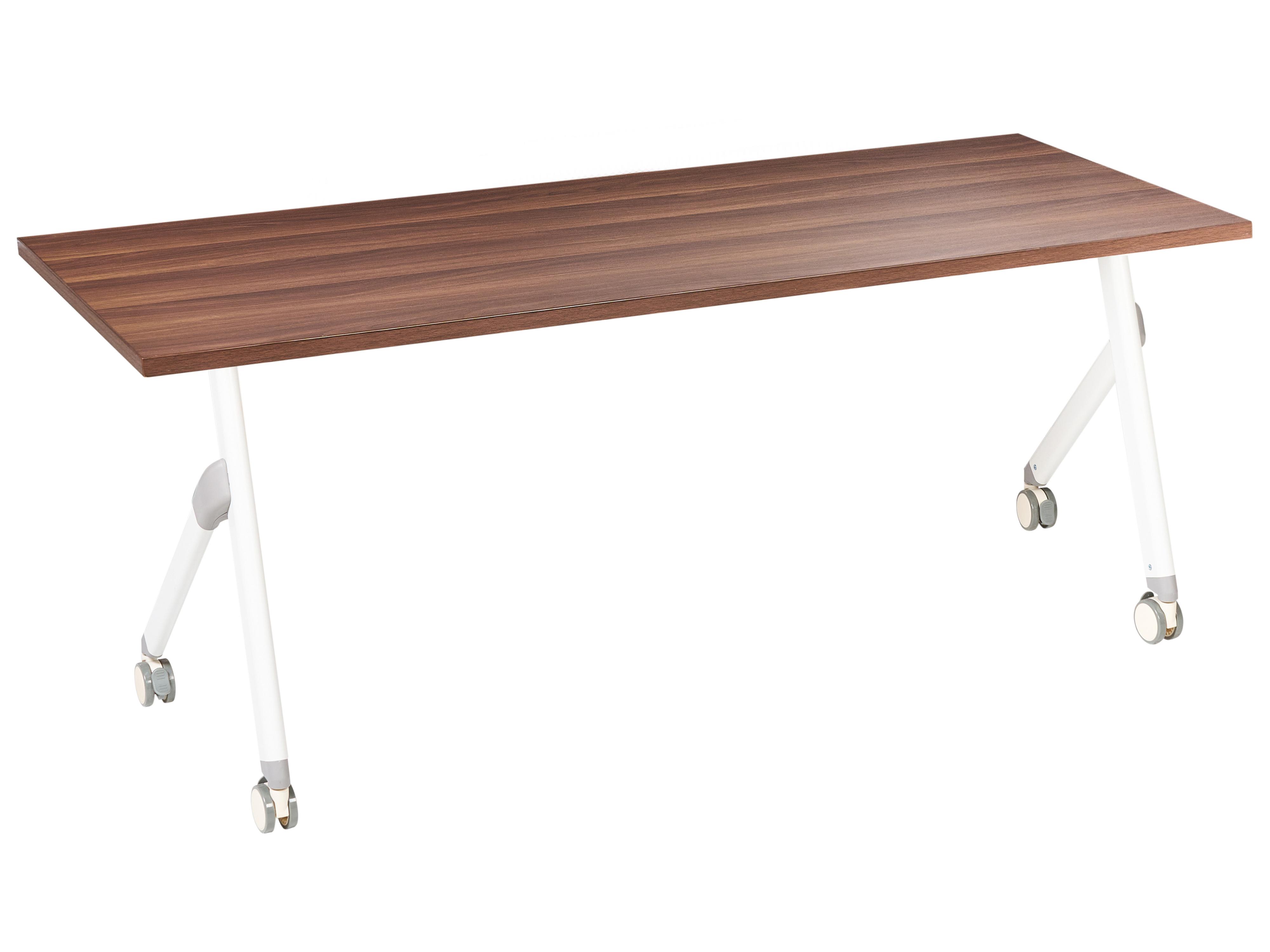 Foldable Office Desk BENDI Dark Brown 120 cm 60 cm