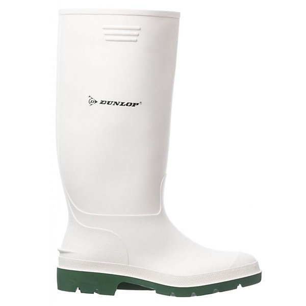 Bottes imperméable Dunlop HYGRADE non sécurisées Blanc / Vert 46