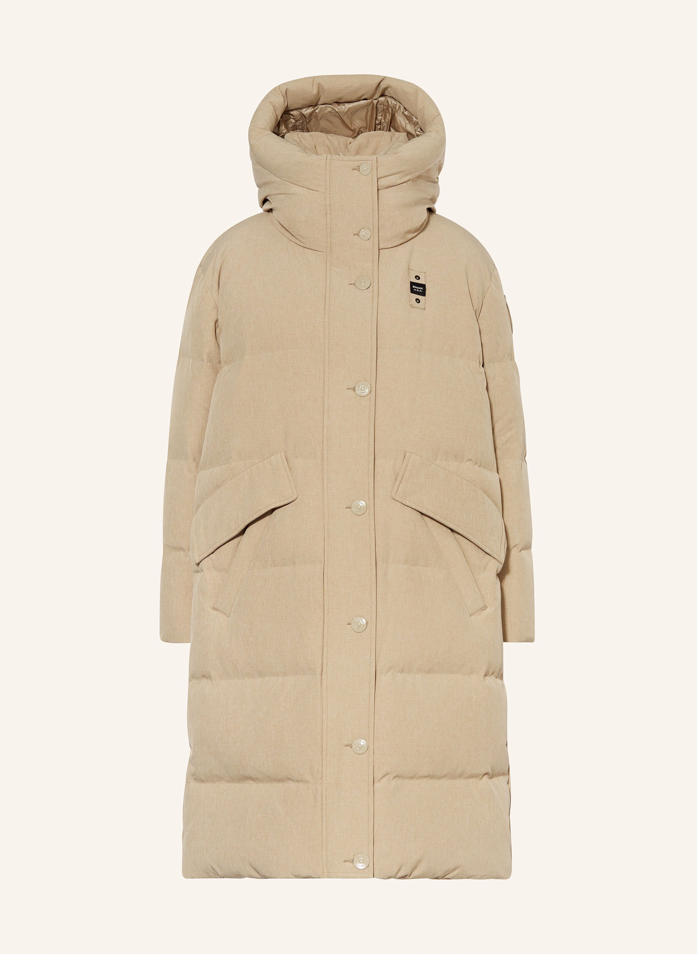 Blauer Daunenmantel LUCY