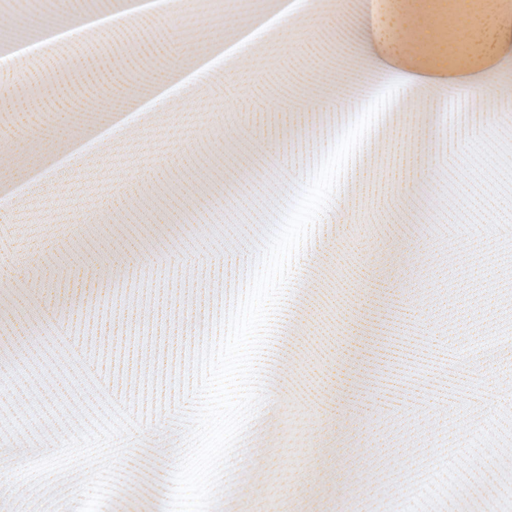 MATVEI - Nappe en coton et lurex 150x250