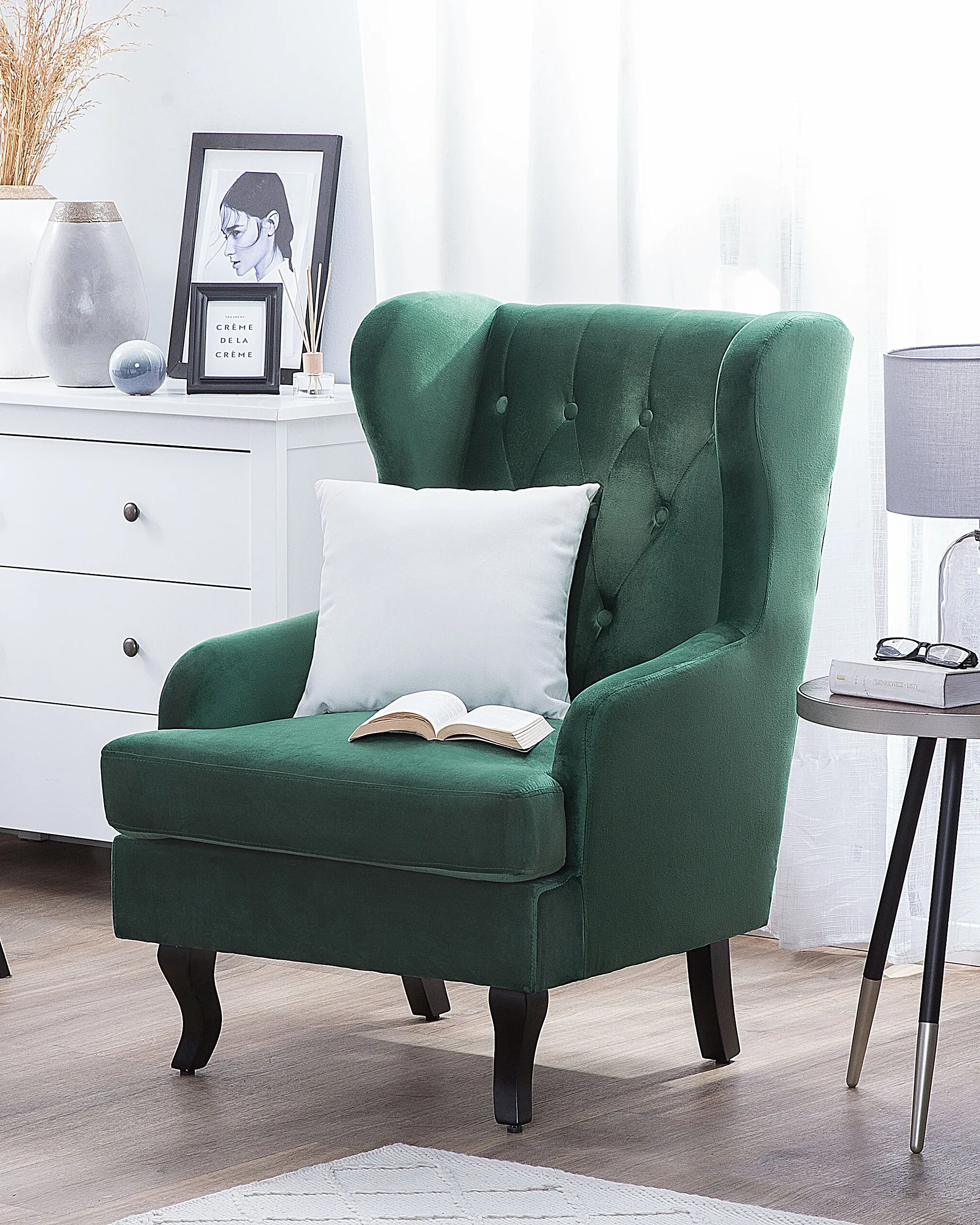 Armchair ALTA Velvet Dark Green