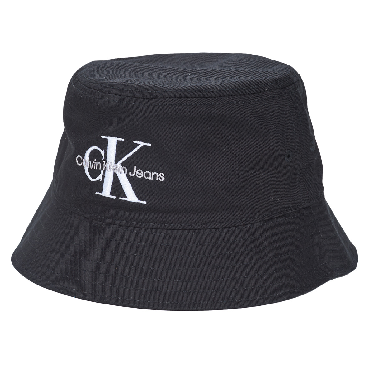 Calvin Klein Jeans - MONOLOGO EMBROIDERY BUCKET HAT - Black