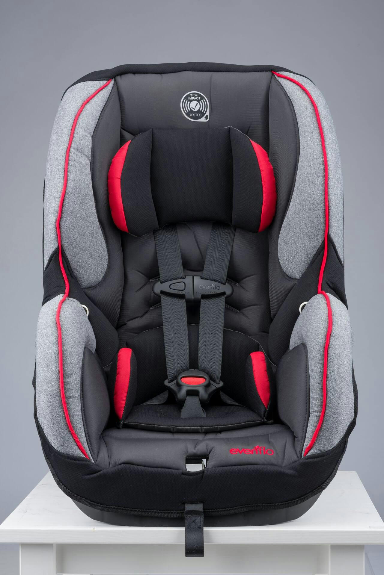 Evenflo SureRide Titan 65 Convertible Child Car Seat, Andover, Grey