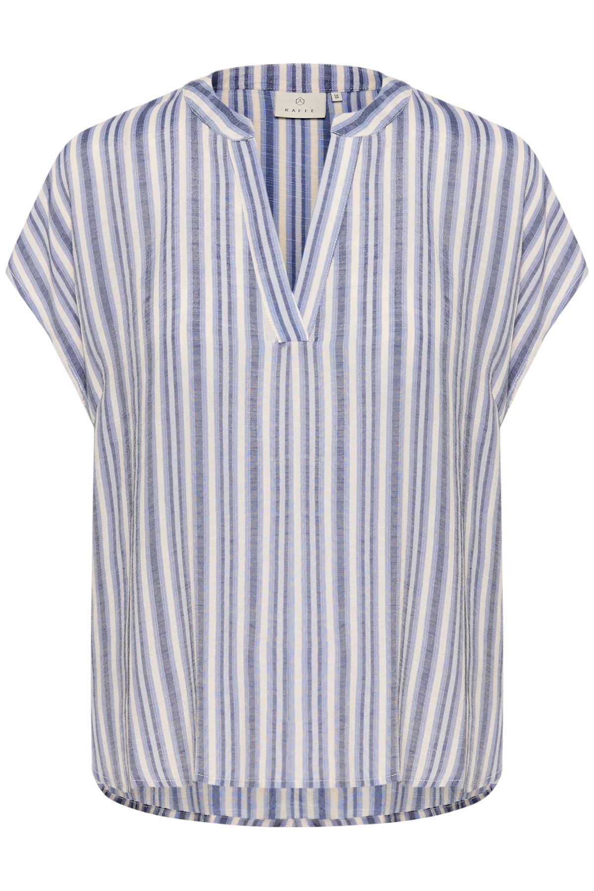 Kaffe KAanja Short Sleeve V-Neck Blouse