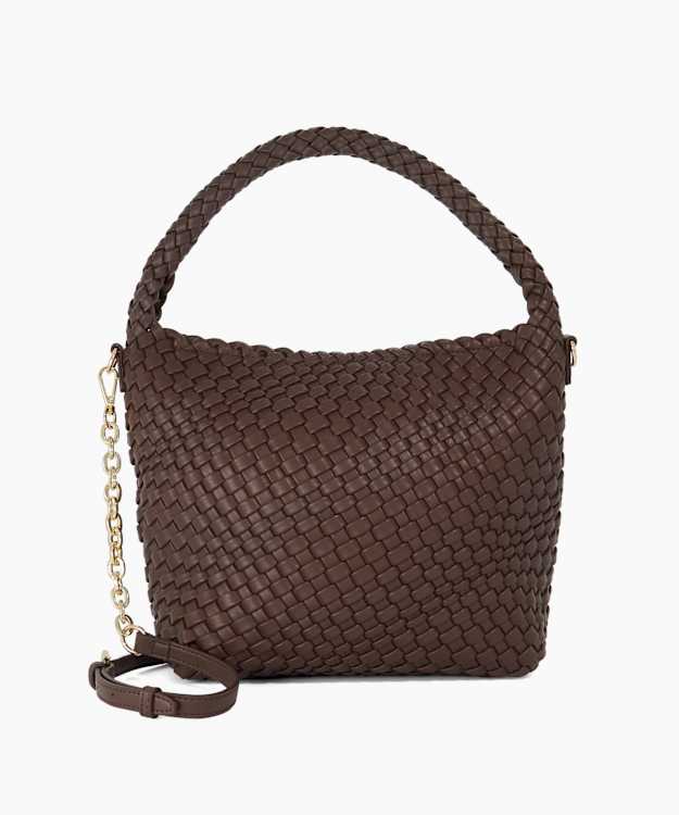 Deliberate M Chocolate - Woven Shoulder Bag