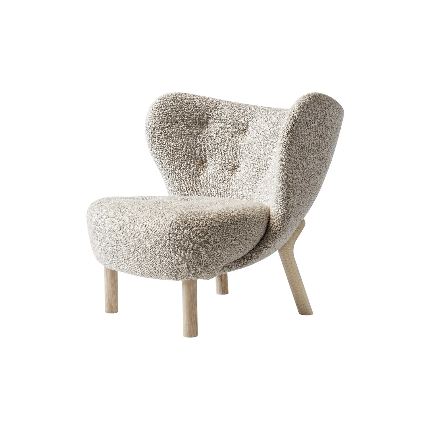 Little Petra VB1 loungestol & fodskammel ATD1, Karakorum 003/olieret eg
