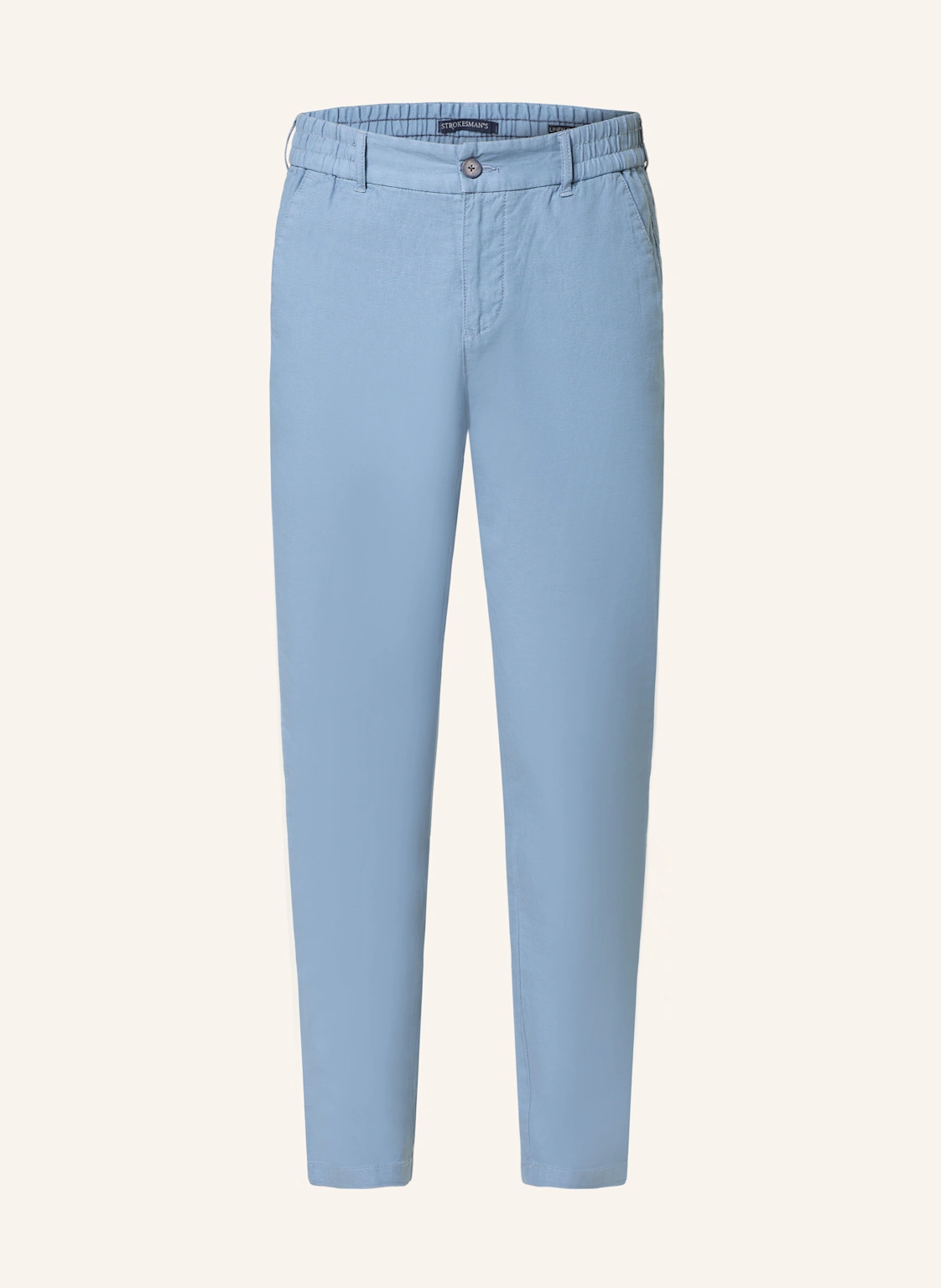 STROKESMAN'S Chino Extra Slim Fit mit Leinen