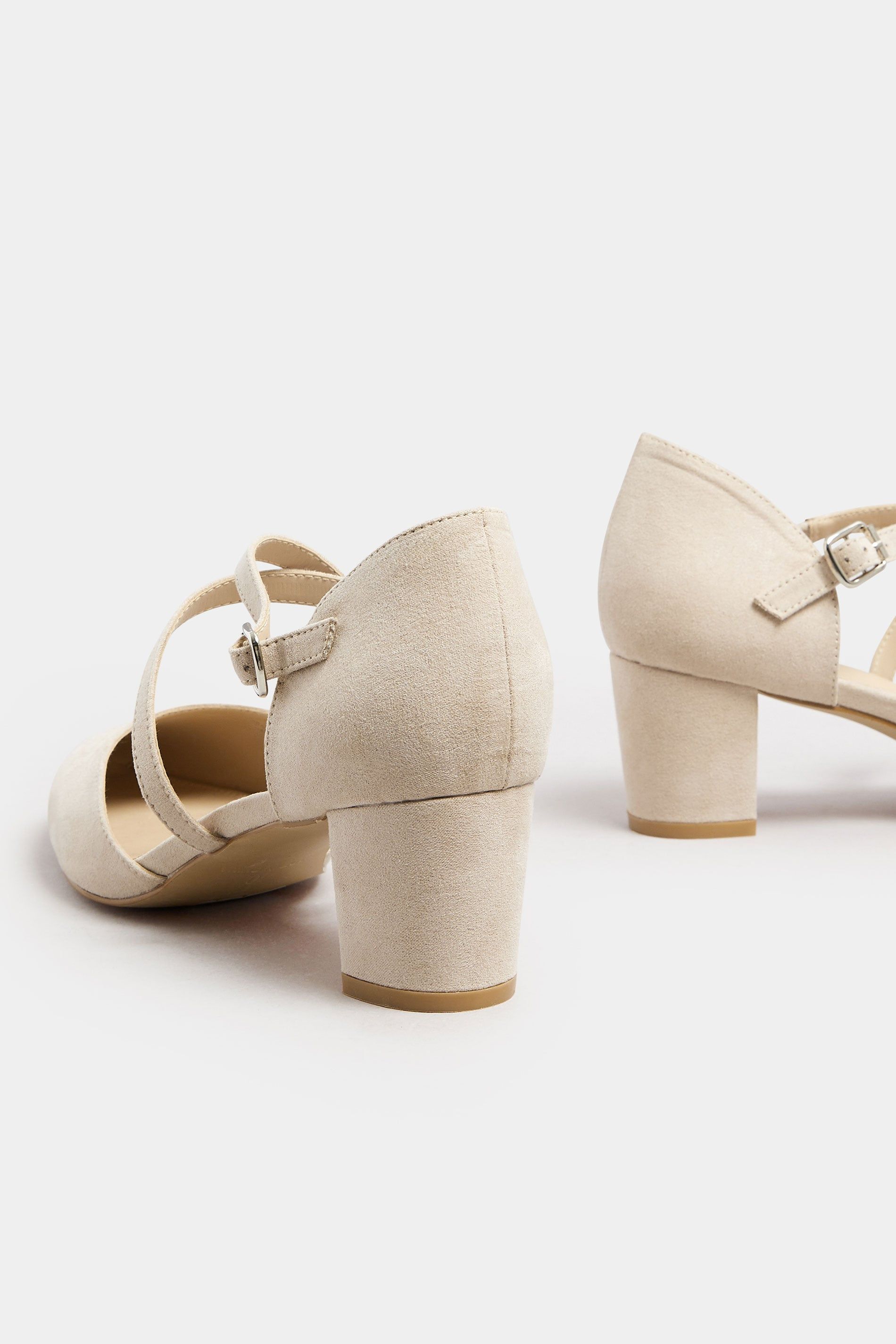 Long Tall Sally Cross Strap Mary Jane Heels