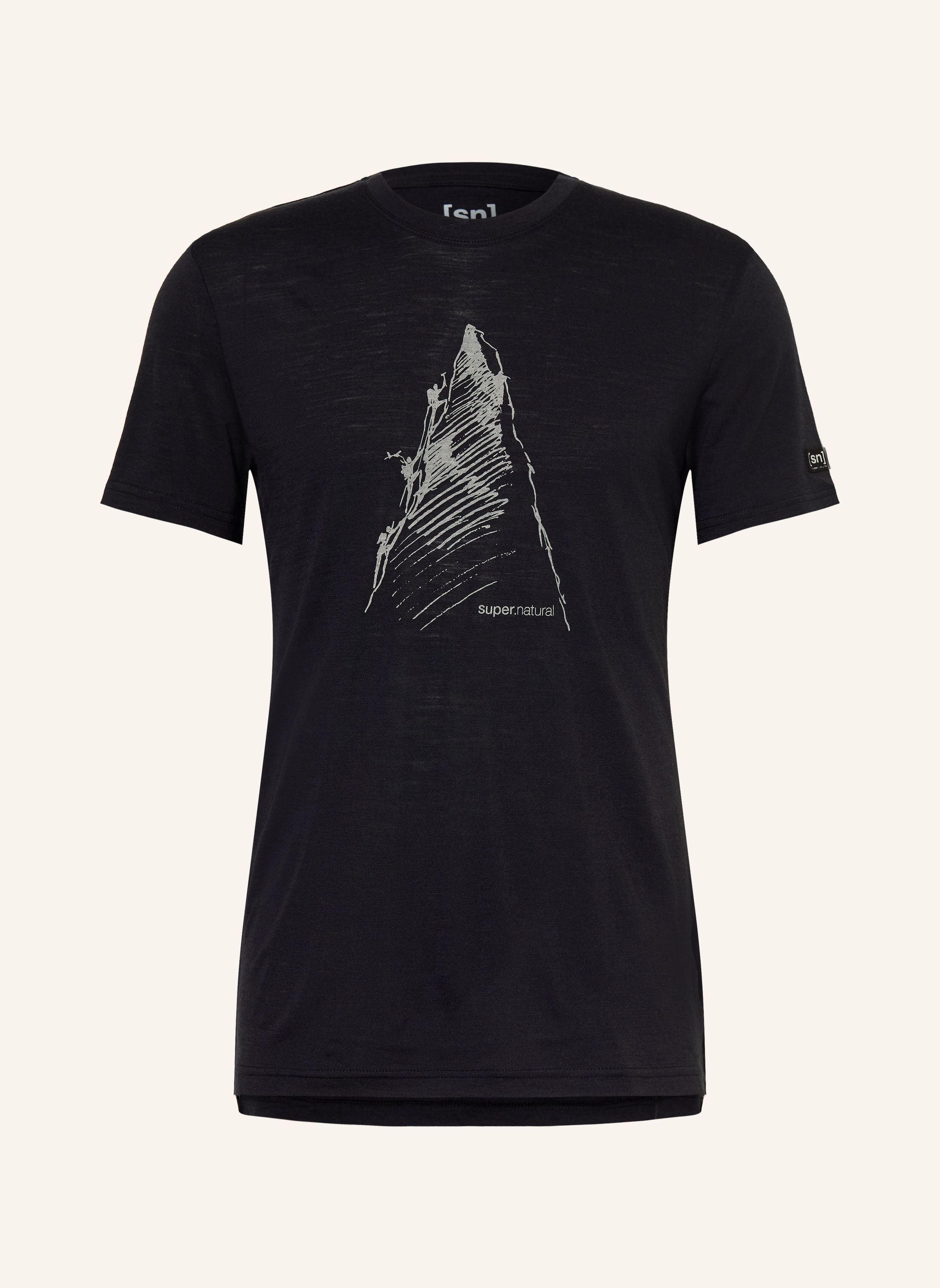super.natural Funktionsshirt ASCENDERS mit Merinowolle