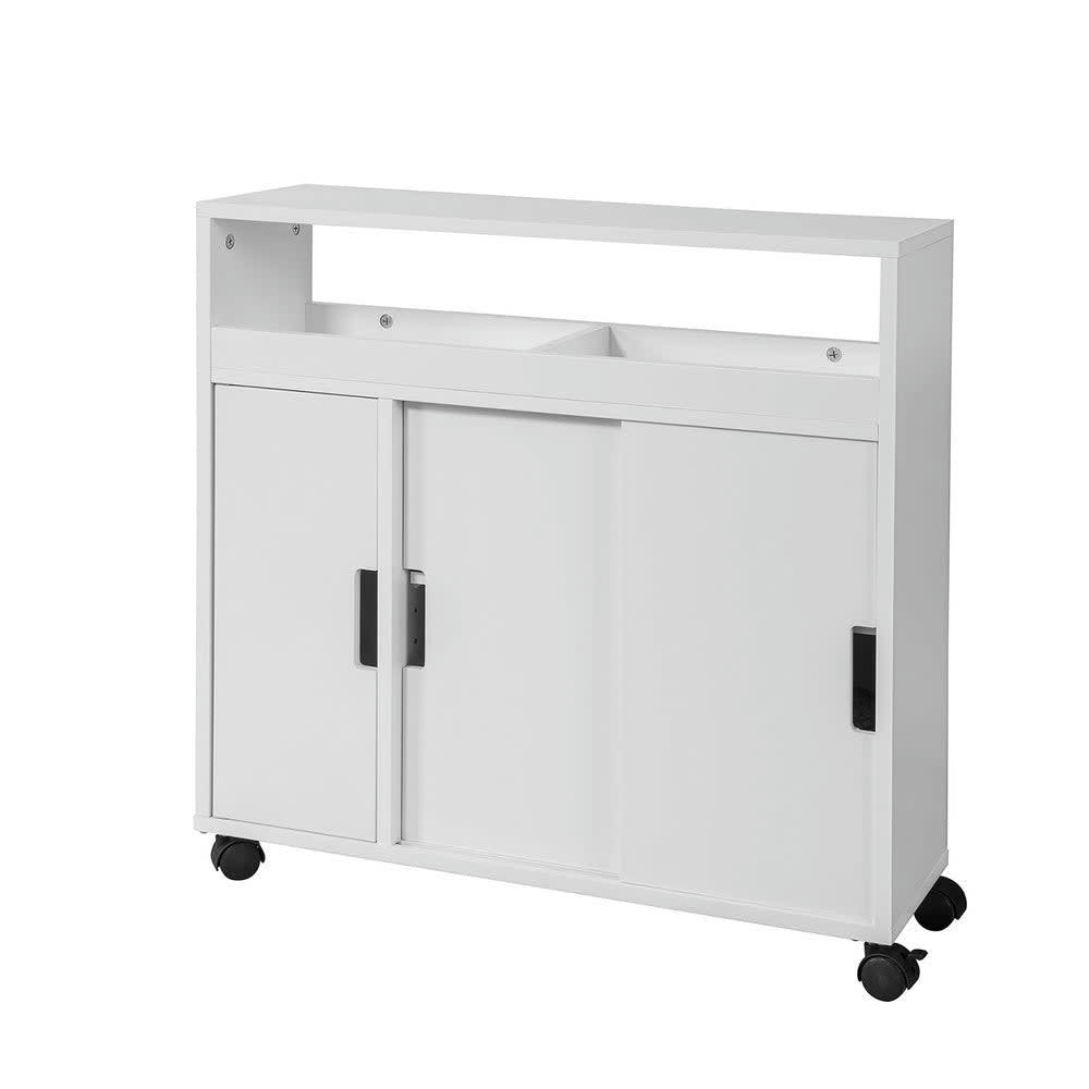 - Meuble wc pour papier toilette effet bois blanc