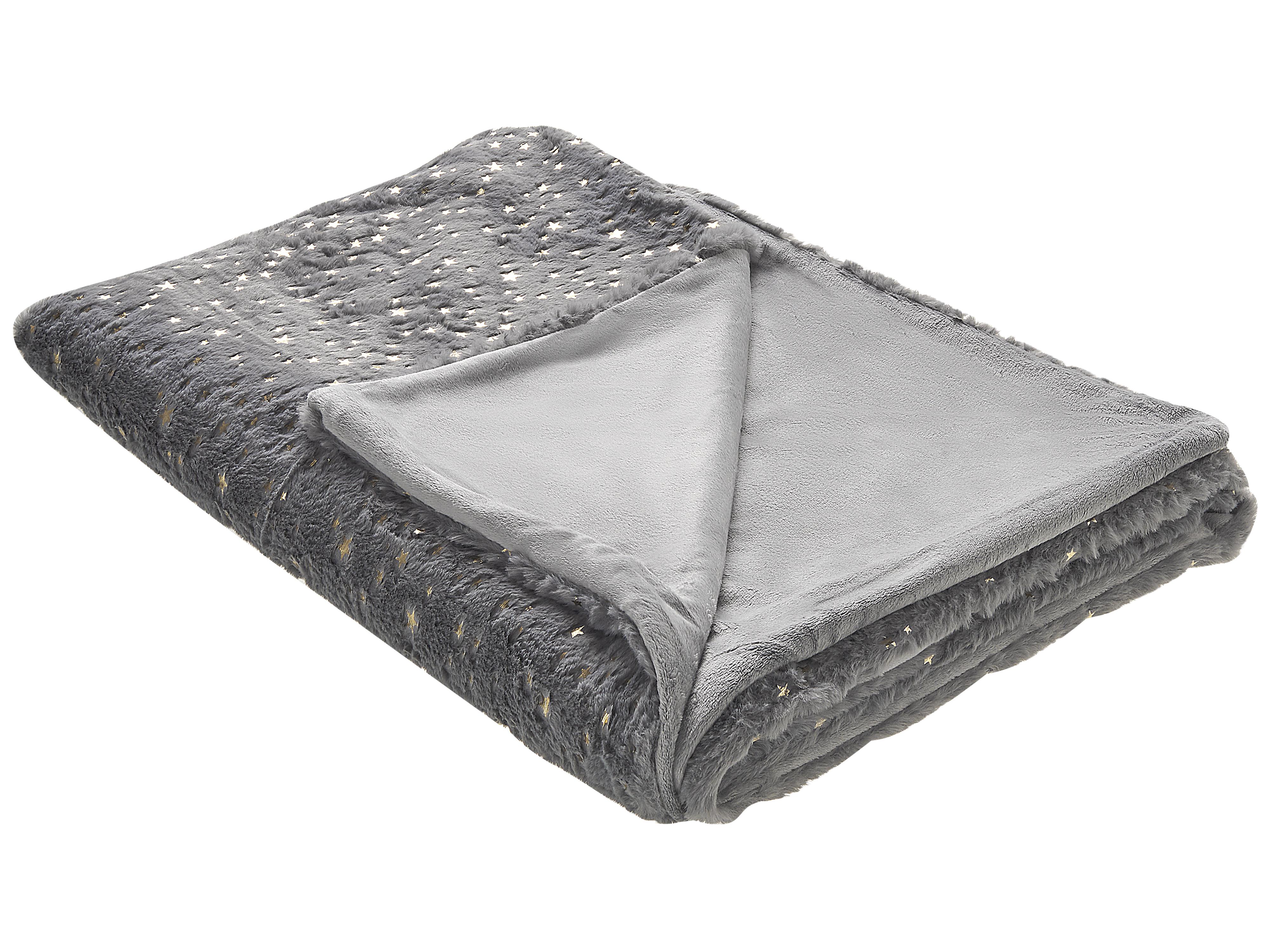 Blanket ALAZEYA 130 x 180 cm Grey