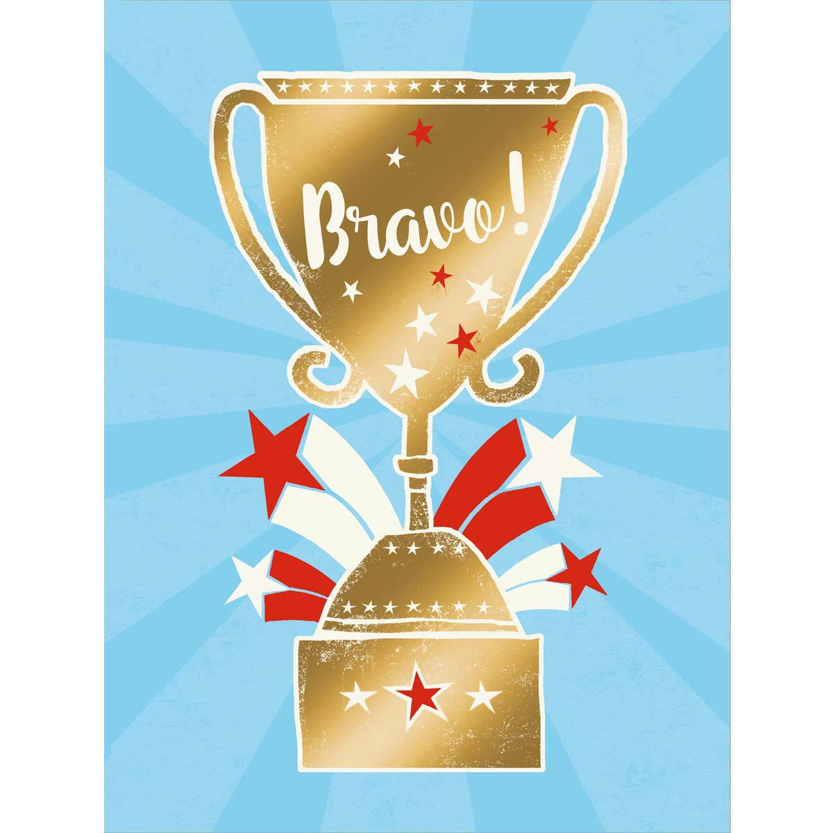 - Grande Carte Bravo Coupe Dorée