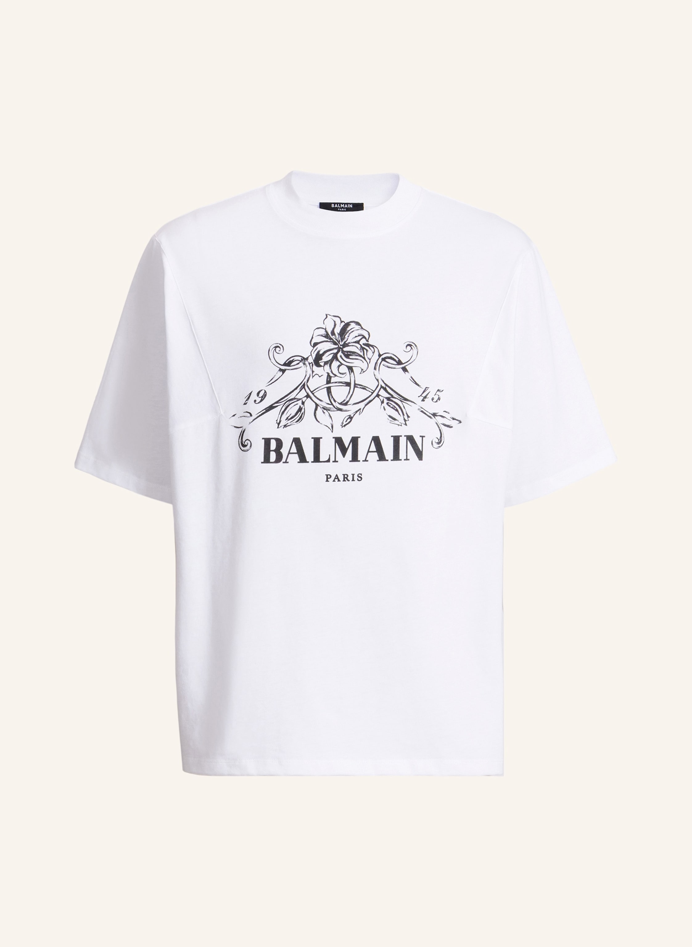 BALMAIN Bedrucktes Balmain Vine T-Shirt
