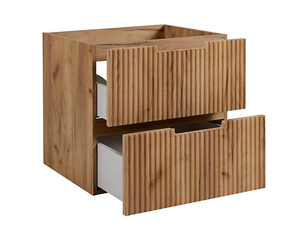 Meuble de salle de bain, chêne Craft 120 (2 x 60) x 58,6 x 46 cm