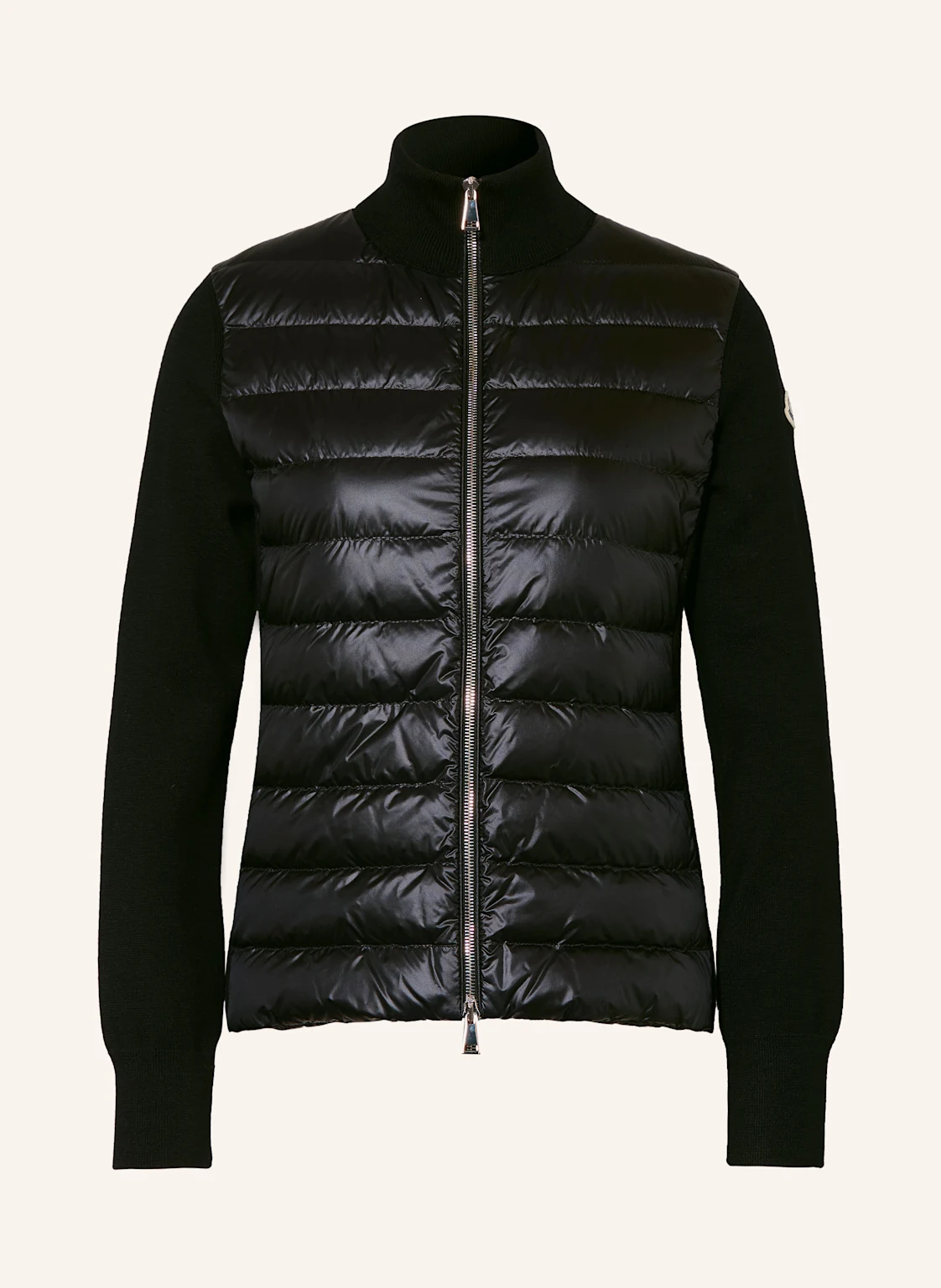 MONCLER Daunenjacke im Materialmix