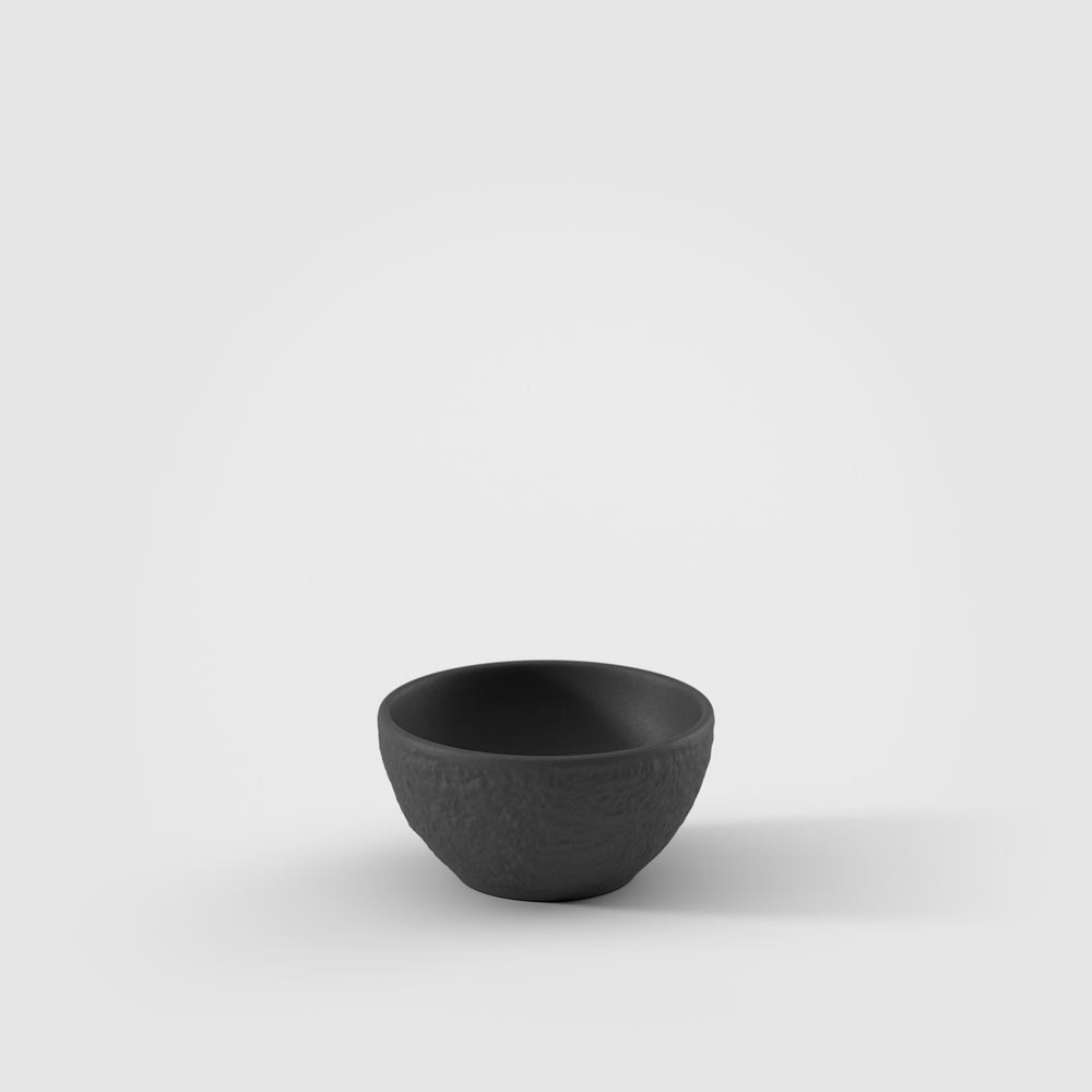 Manufacture Dipping bowl - Black, 2.1 oz, Premium Porcelain