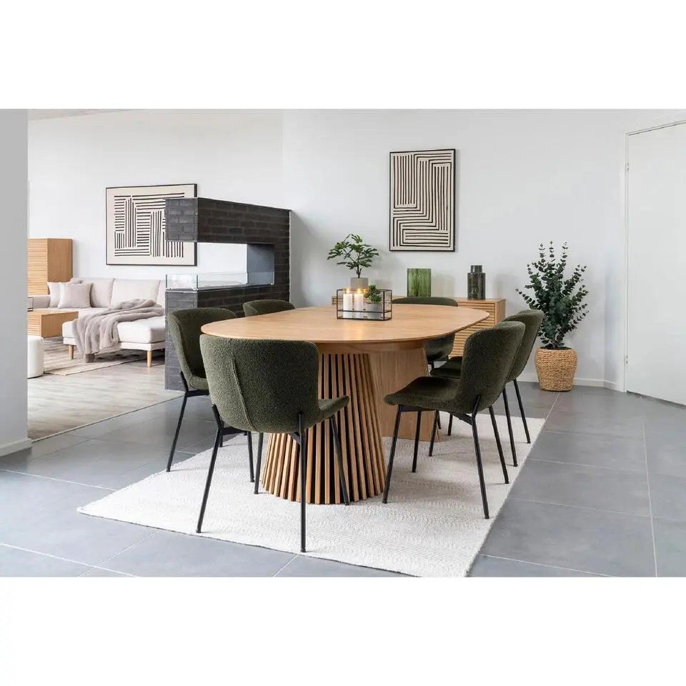 Nest of Nora Bloemenvaas ?16x30 cm - Keramiek - Green