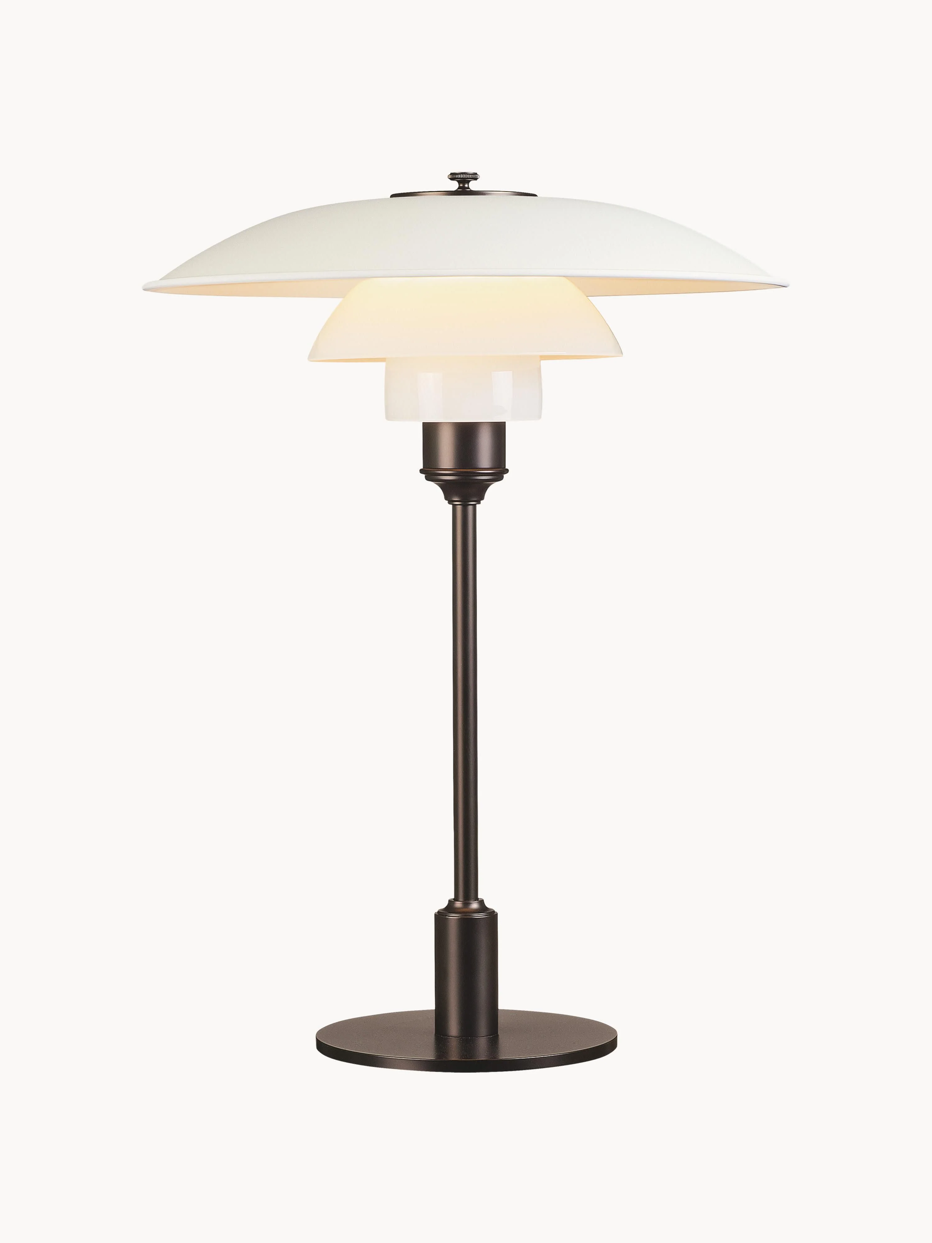 Große Tischlampe PH 3?-2?, mundgeblasen