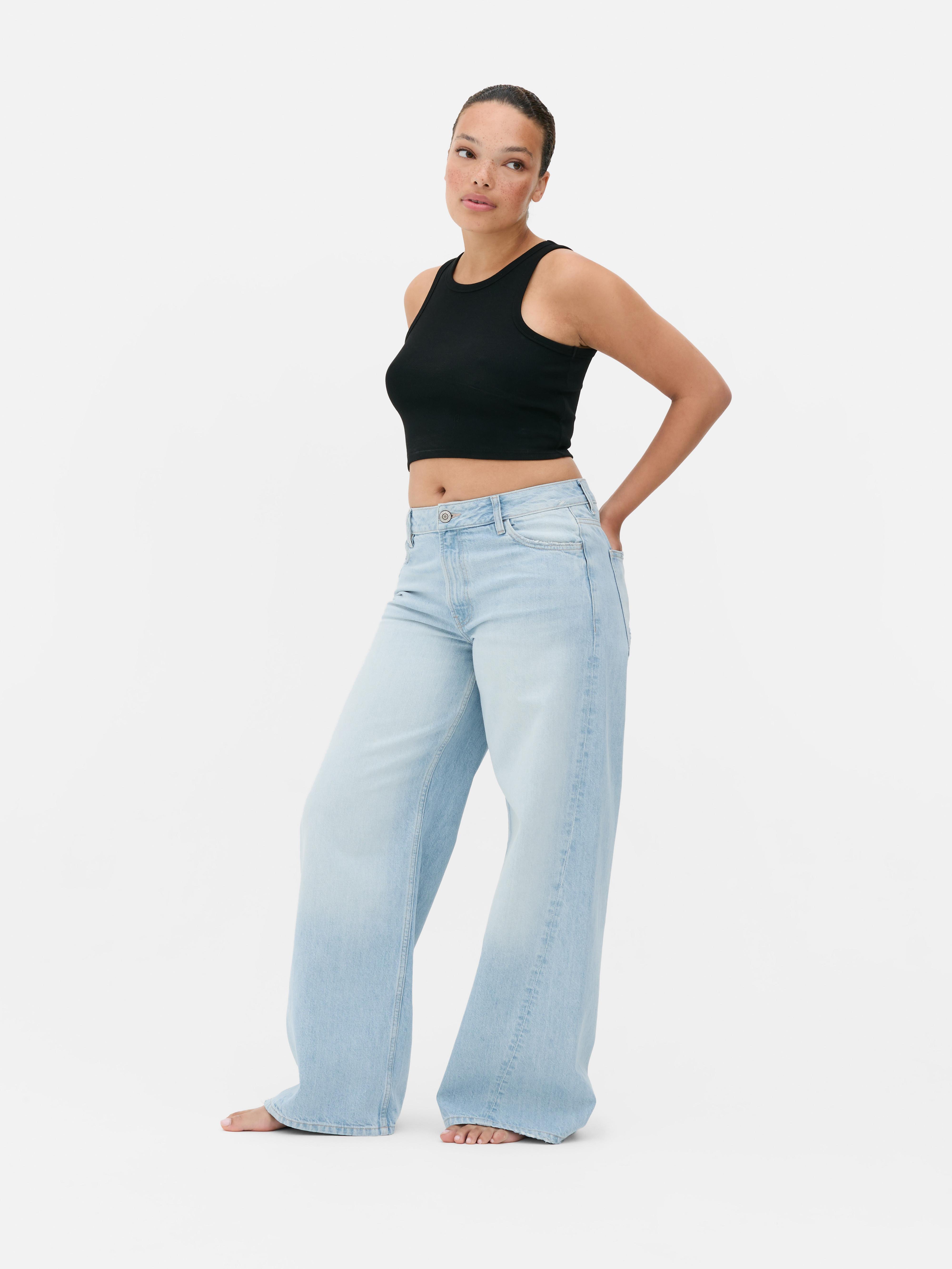 Mid-Rise Baggy Jeans