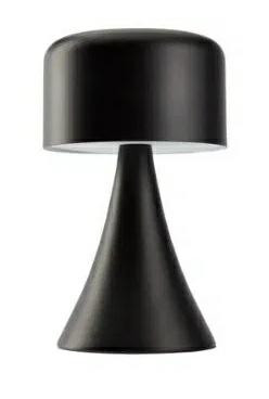 LAMPA STOŁOWA Tirset LED czarna metalowa NA BATERIE