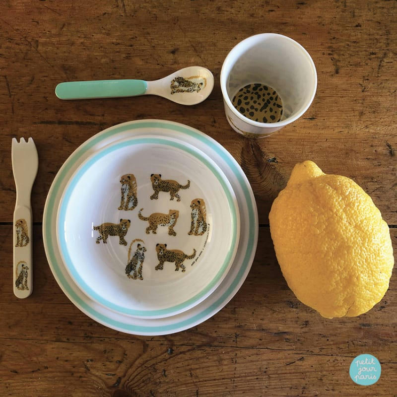 - Coffret repas Le Petit Lucas Du Tertre Le Jaguar (5 pièces)