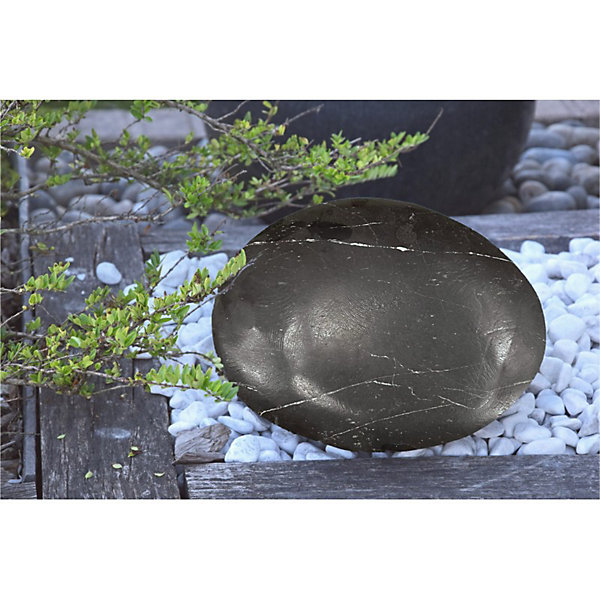 Galet décoratif Black 35 x 25 x 12 cm - Noir