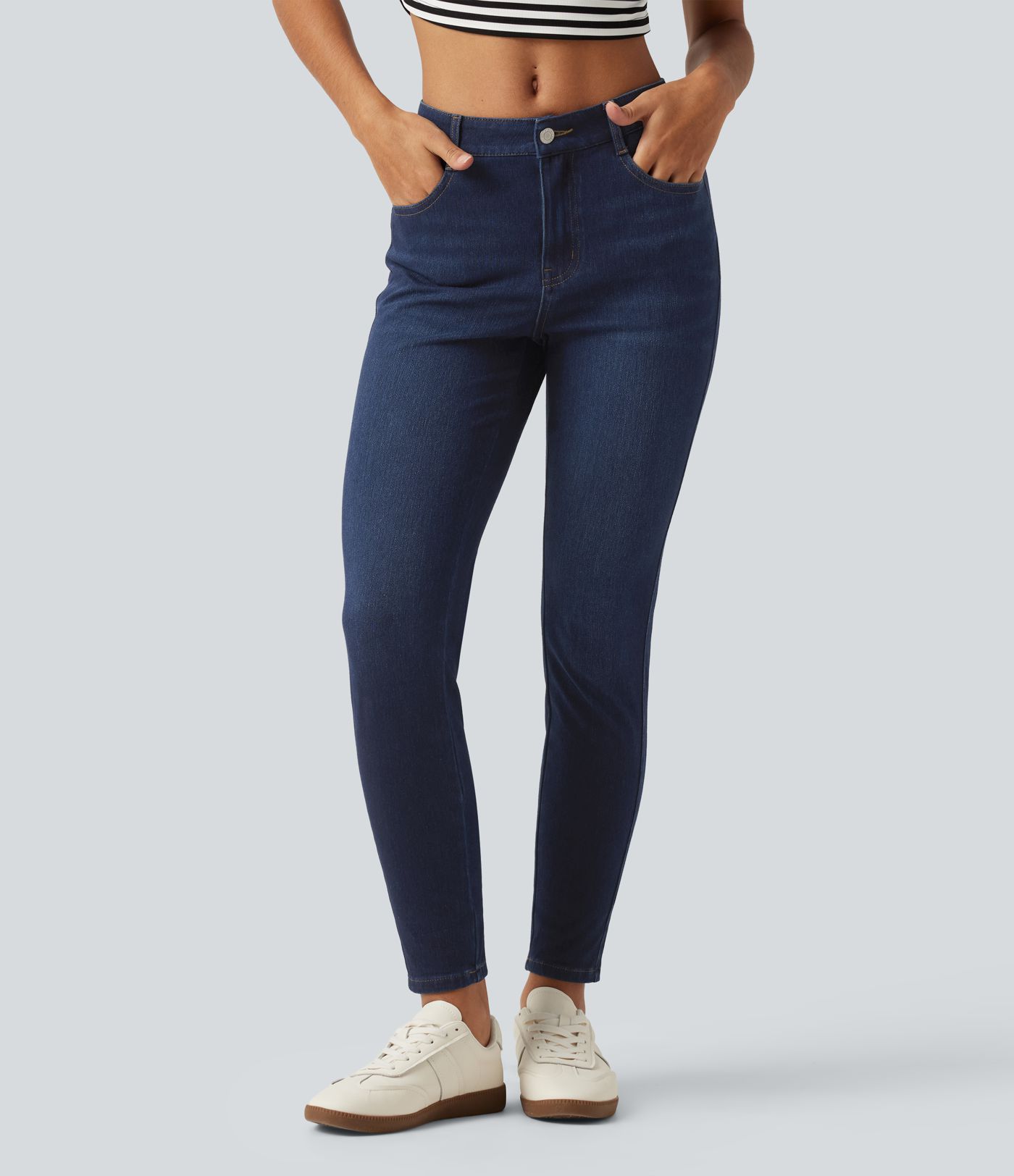 Jean skinny Halara Flex™ taille mi-haute avec poches