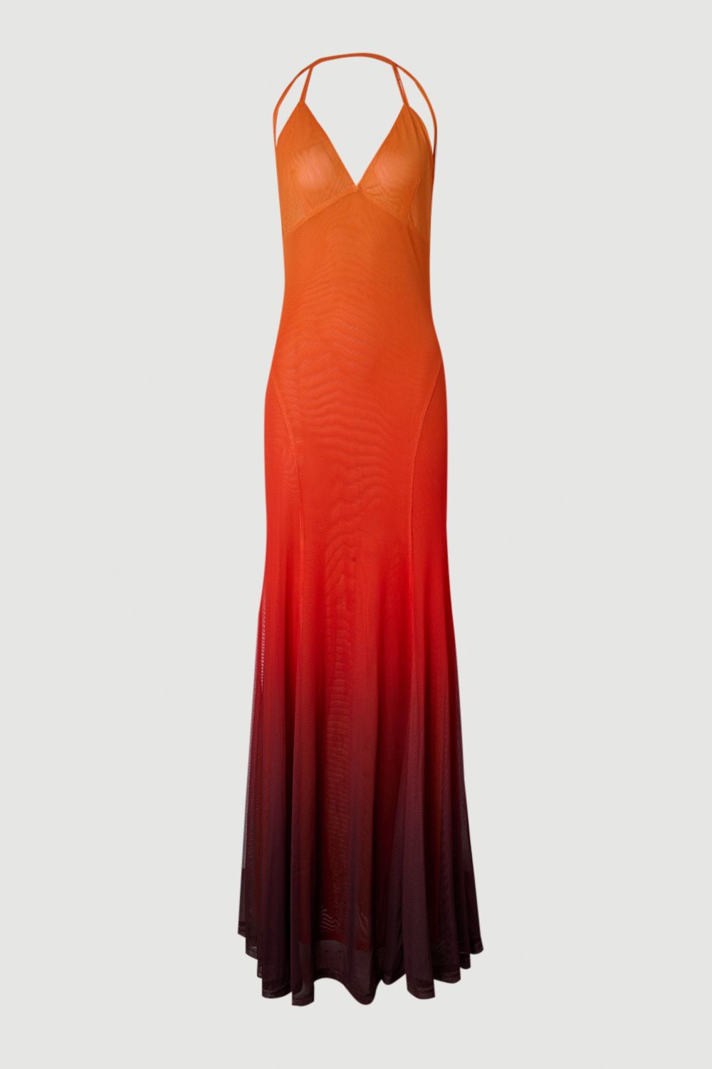 KarenMillen Ombre Sunset Mesh Strappy Beach Dress