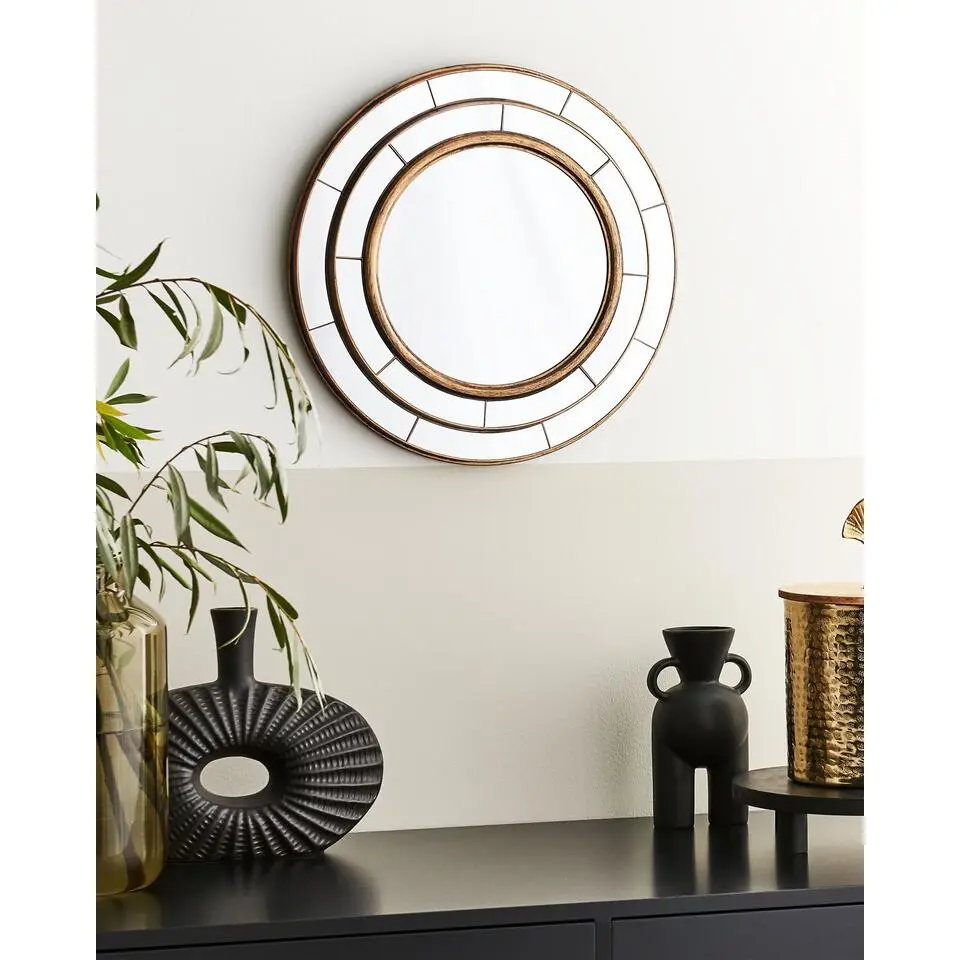 BELCHITE - Wandspiegel - Goud - Synthetisch materiaal