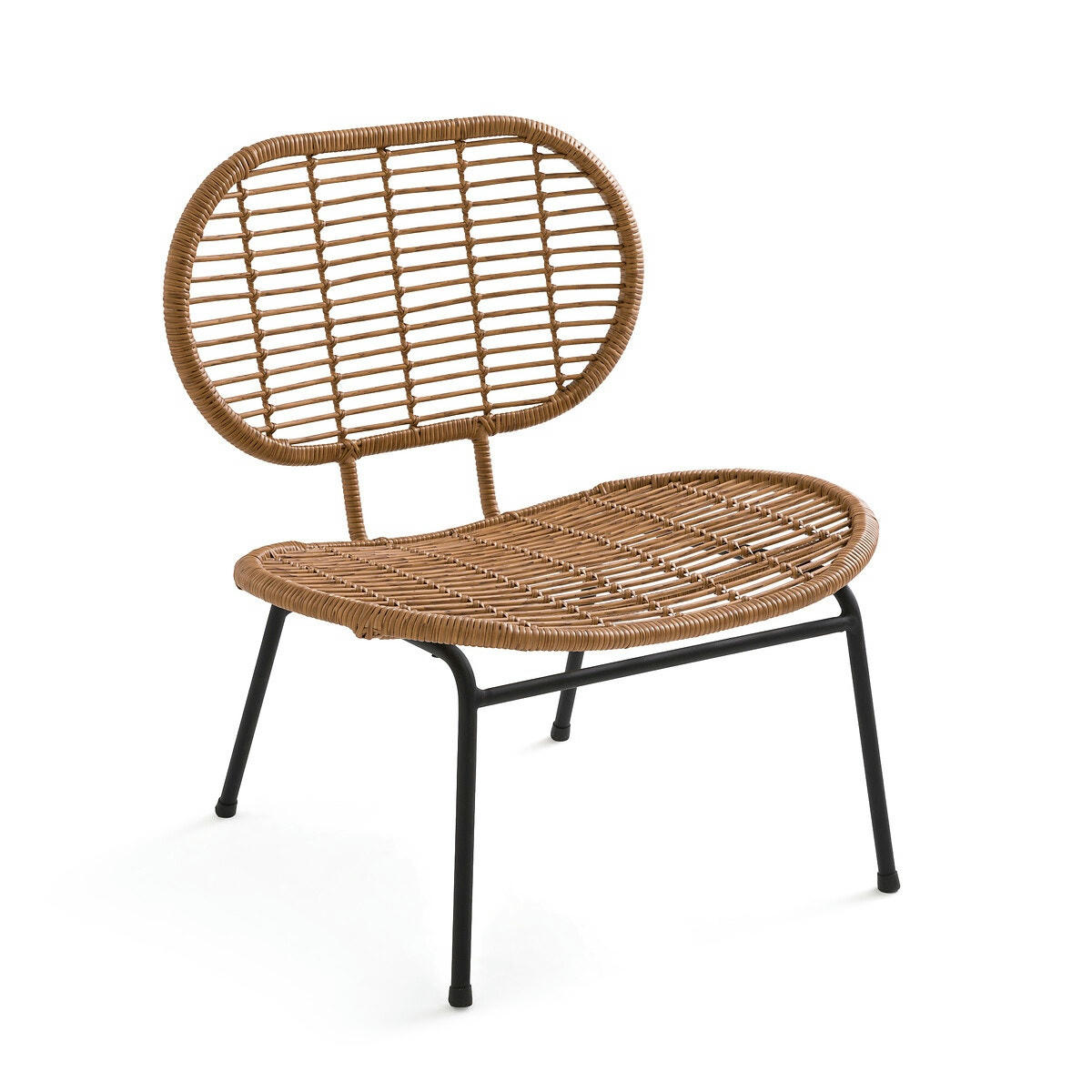 Fauteuil de jardin métal acier et résine, Sabby