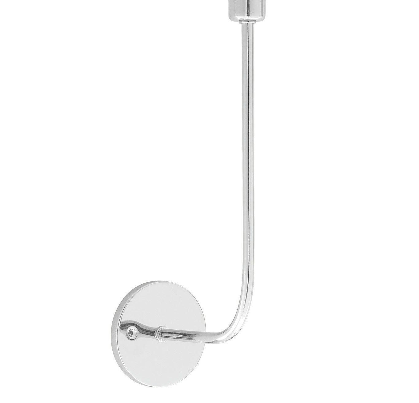 AILLY - Lampe murale en métal argent