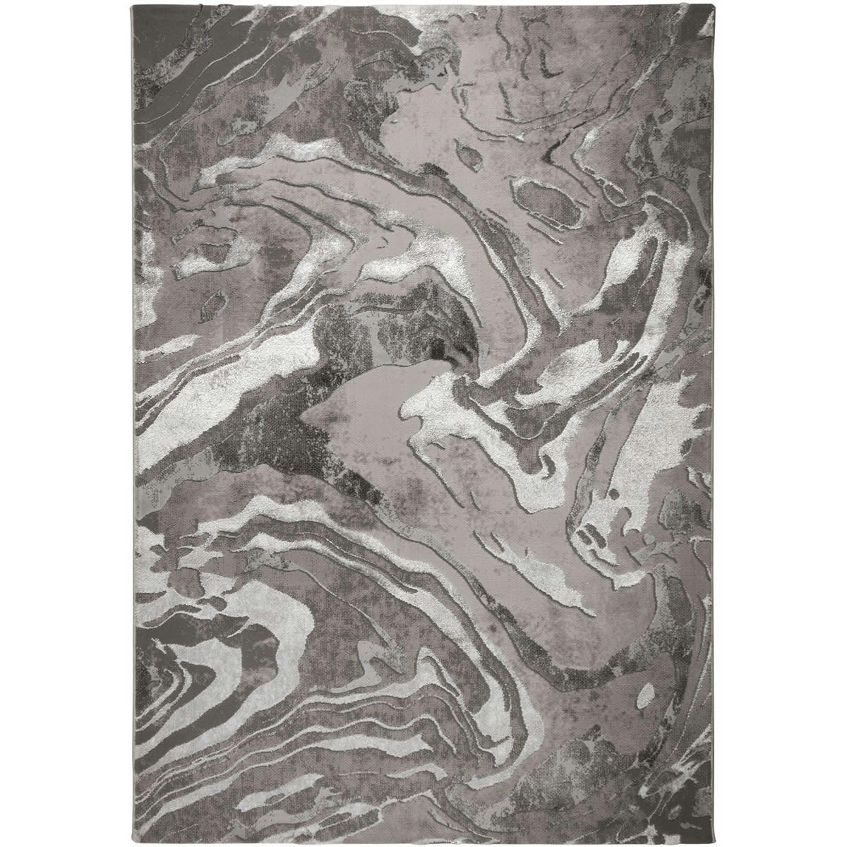 SIRE - Tapis de salon en polypropylène gris 240x340 cm