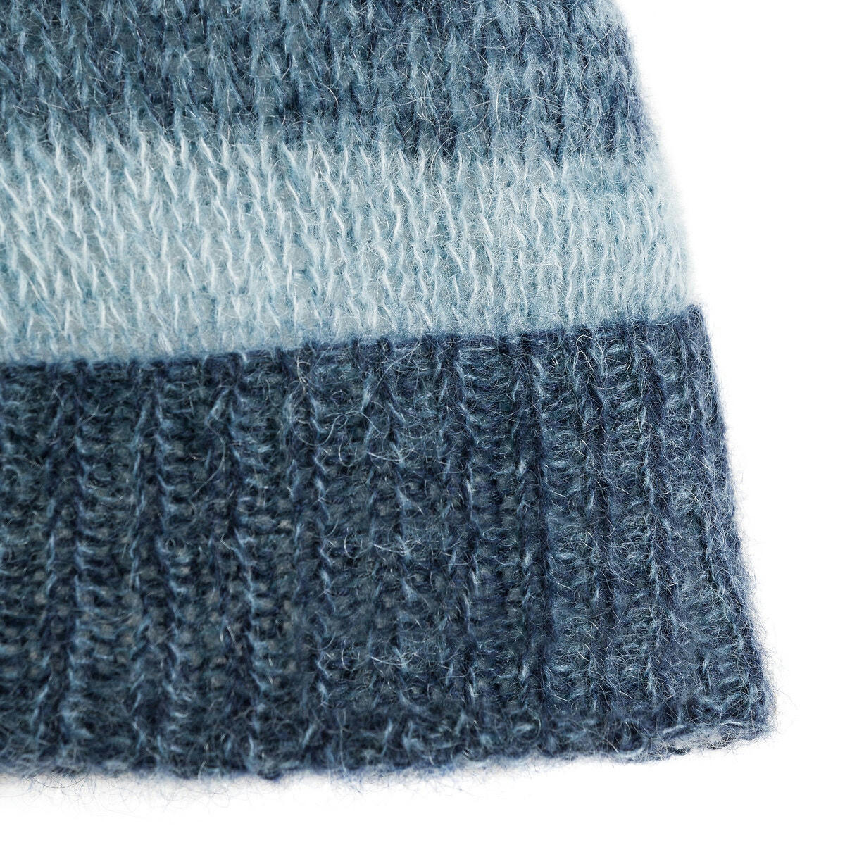 Bonnet effet dégradé en mohair mélangé