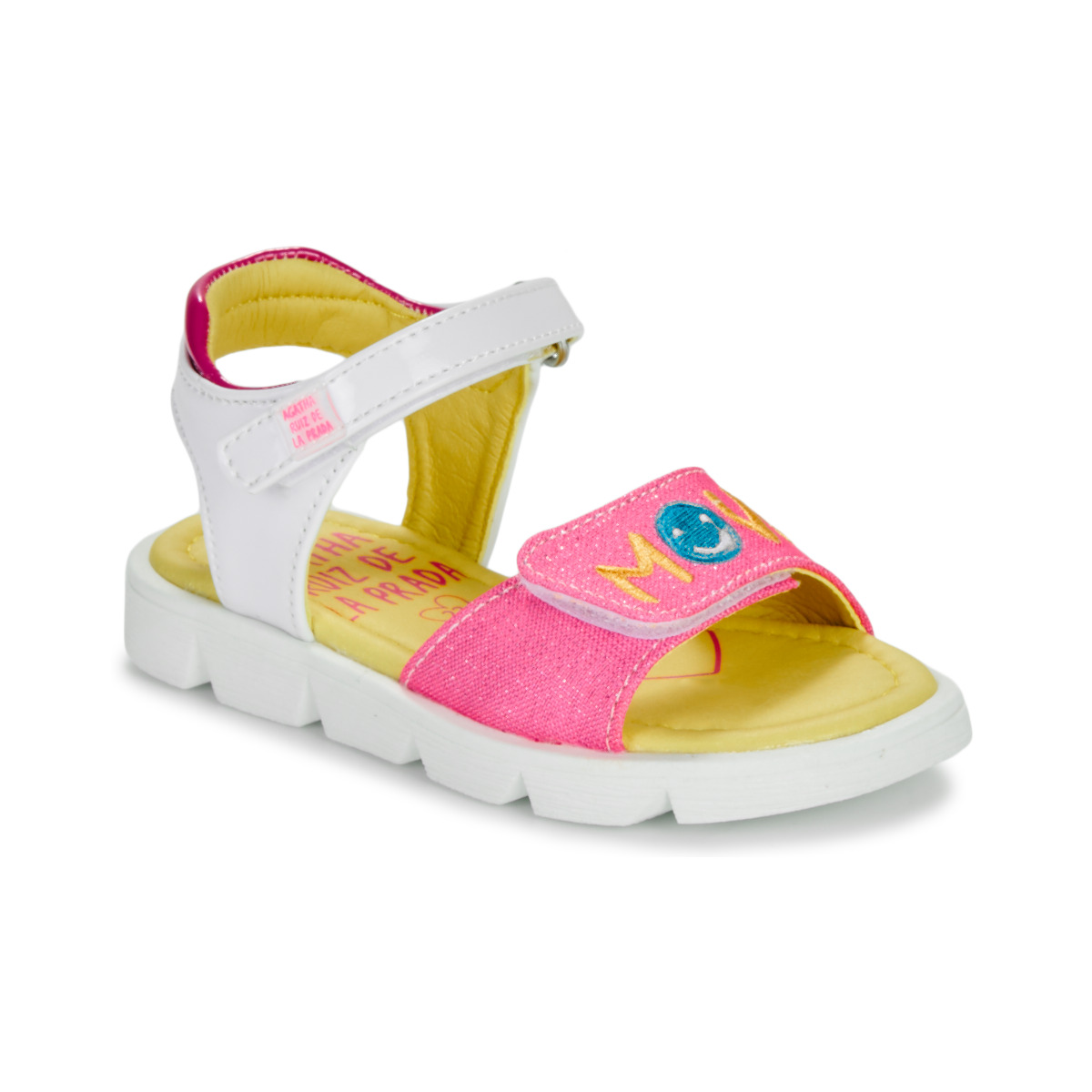 Agatha Ruiz de la Prada - SANDALIA MOVIE - White / Pink
