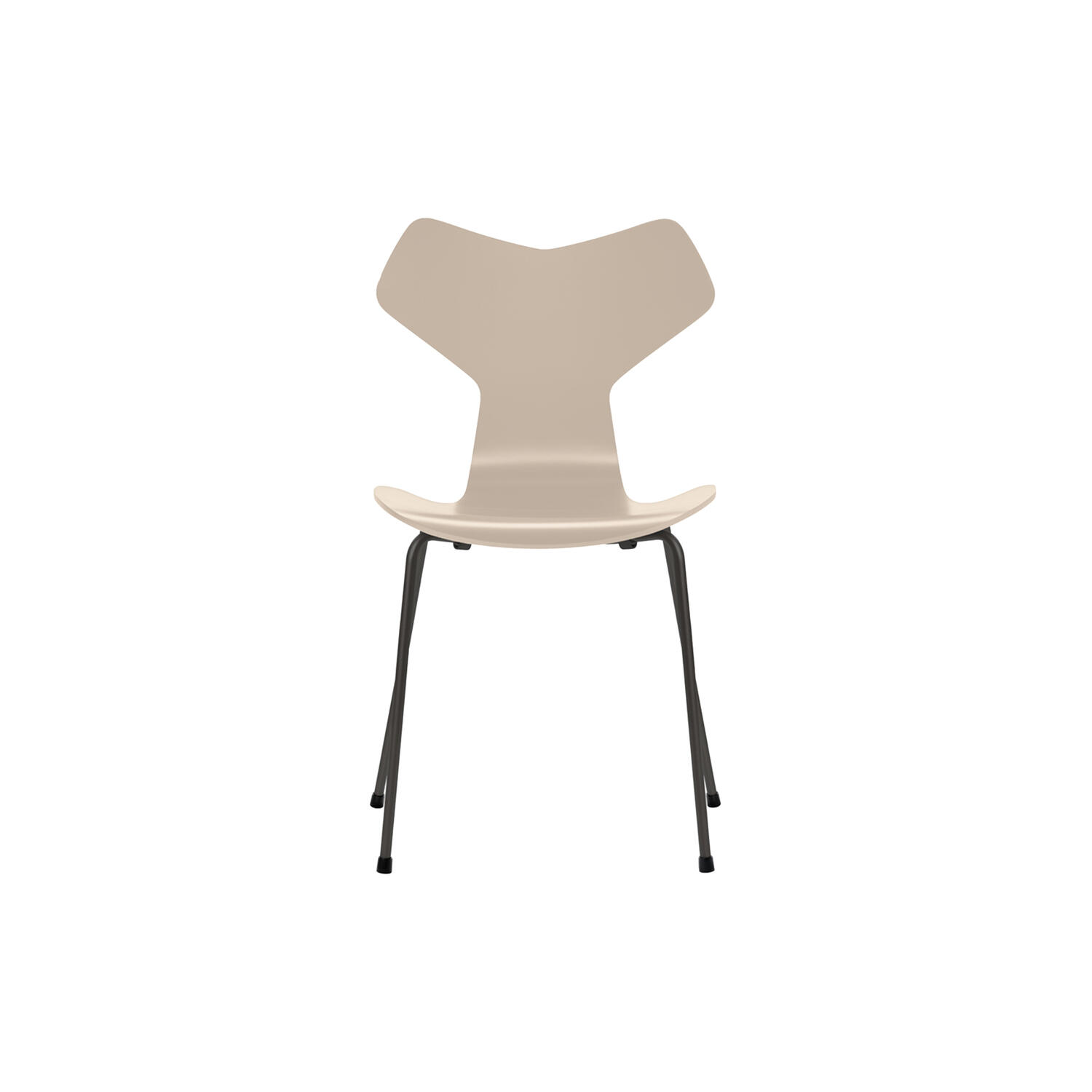 Grand Prix&trade; 3130 fuldlakeret stol, light beige/warm graphite