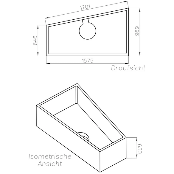 Wannenträger »Galia «, BxHxL: 96,9 x 63 x 157,5 cm, weiß