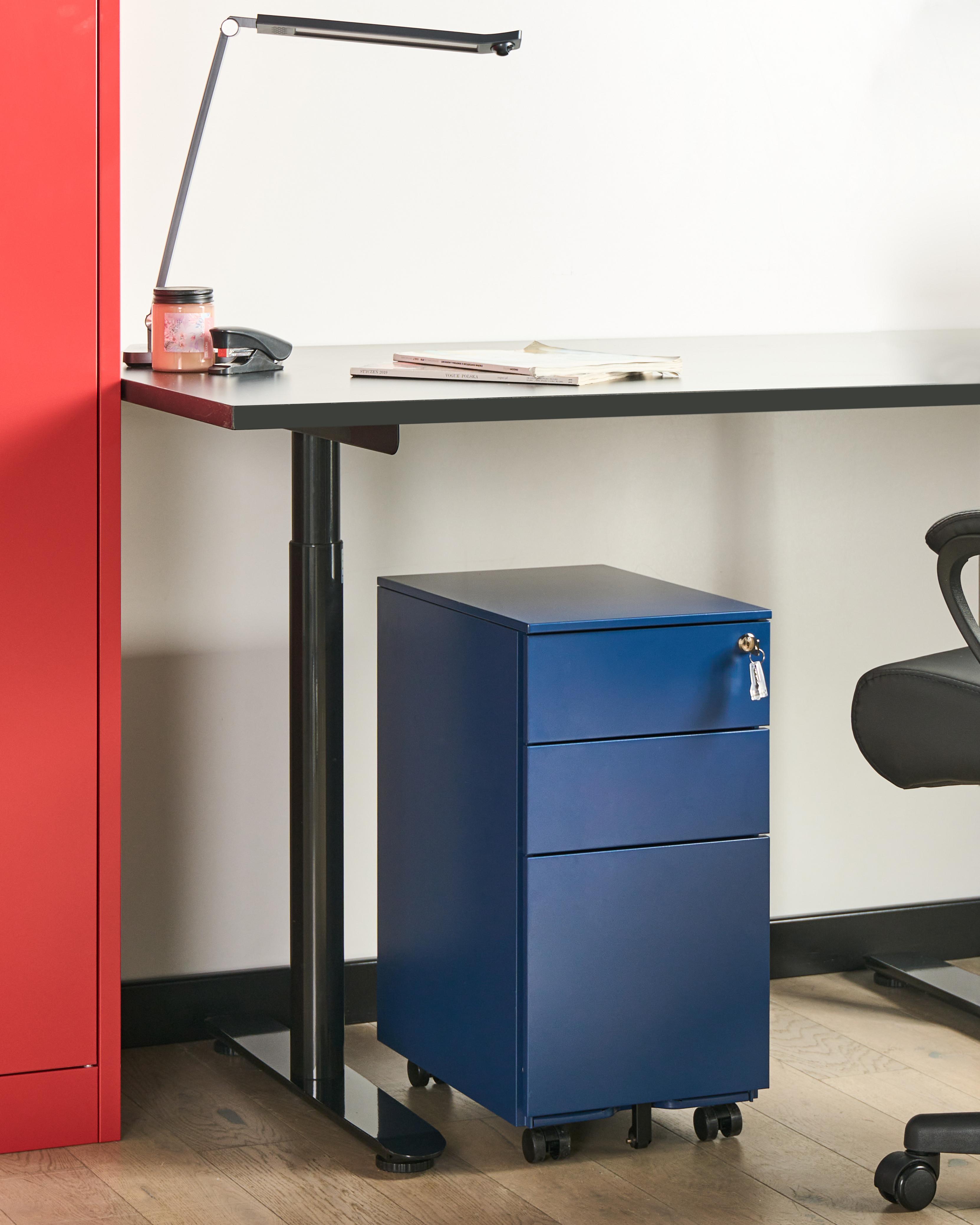 Storage Unit BOLSENA Metal Blue