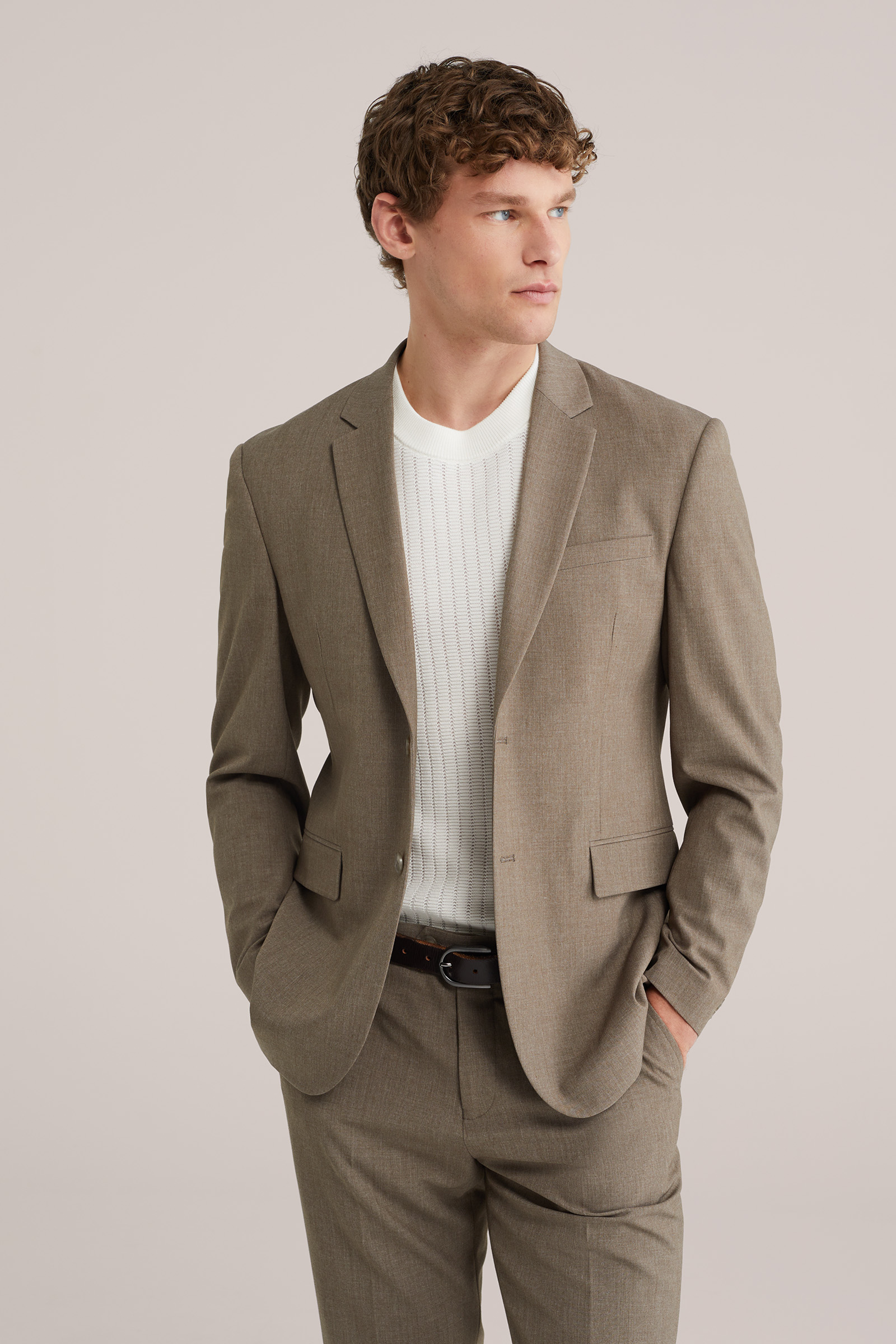 Heren slim fit blazer - THE FLEX SUIT